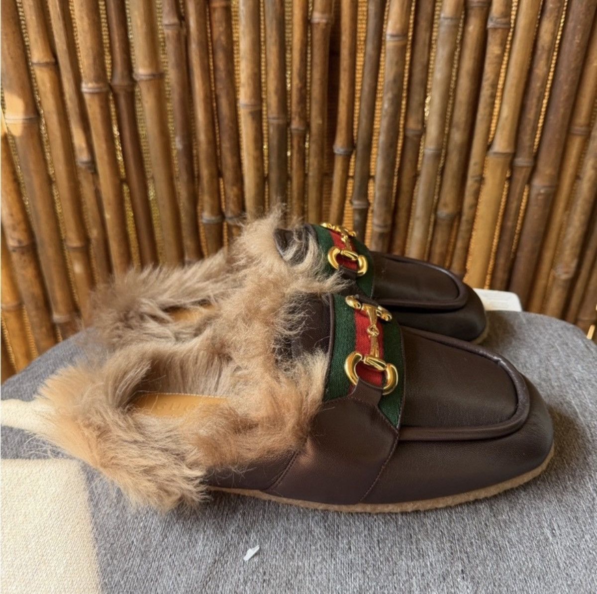 Gucci GUCCI men’s fur loafers Size US 8 / EU 41 - 5 Thumbnail