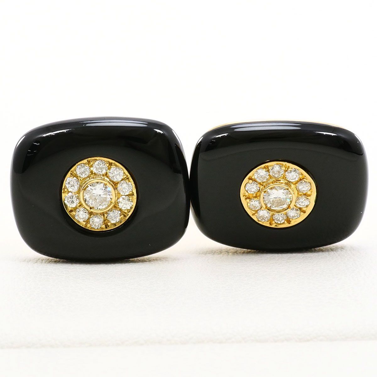 Other Au750 Cufflinks Diamond Metal Cufflinks DUTY FREE for USA