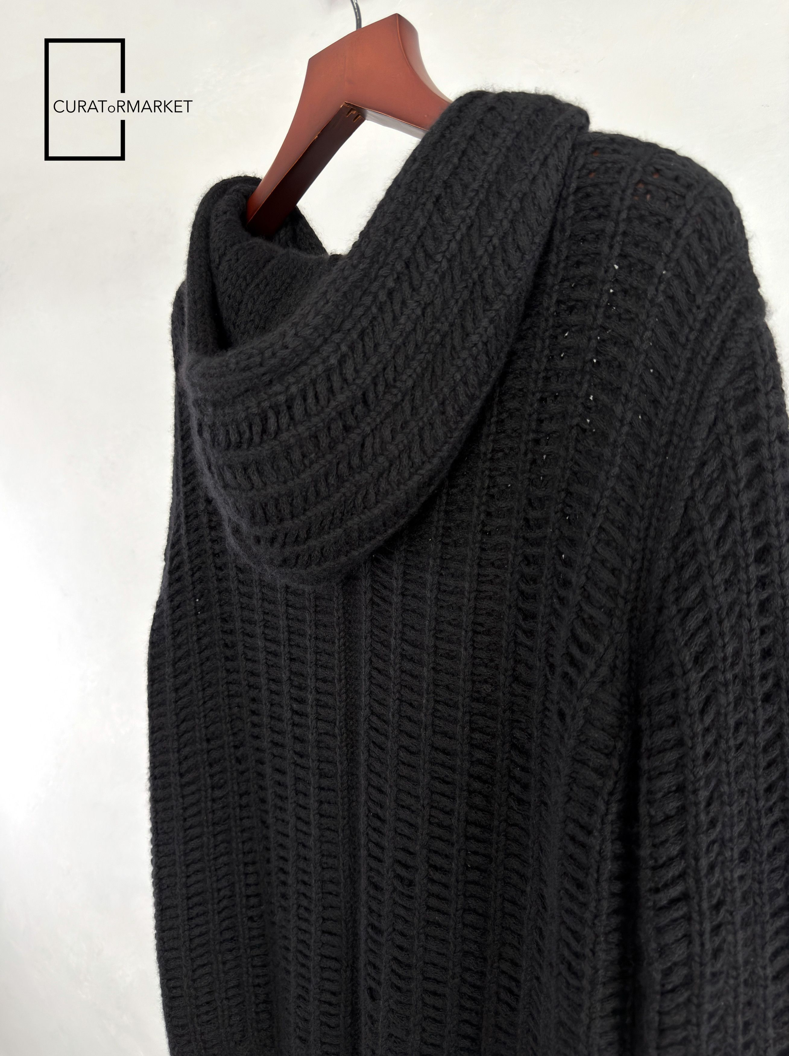 Rick Owens RARE GRAIL Cashmere Silk Zipped Hoodie Knit FW24 Porterville Size US M / EU 48-50 / 2 - 6 Thumbnail