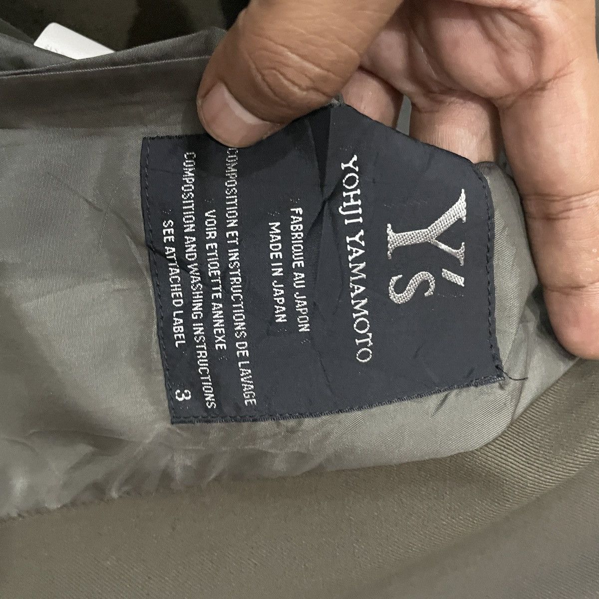 Yohji Yamamoto Vintage Yohji Yamamoto Y’s Coat Jacket Size M / US 6-8 / IT 42-44 - 6 Thumbnail
