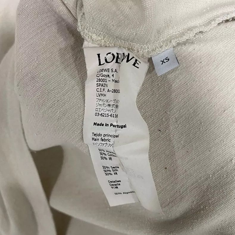 Loewe Loewe Beige patch color logo short sleeve Size XS / US 0-2 / IT 36-38 - 4 Thumbnail