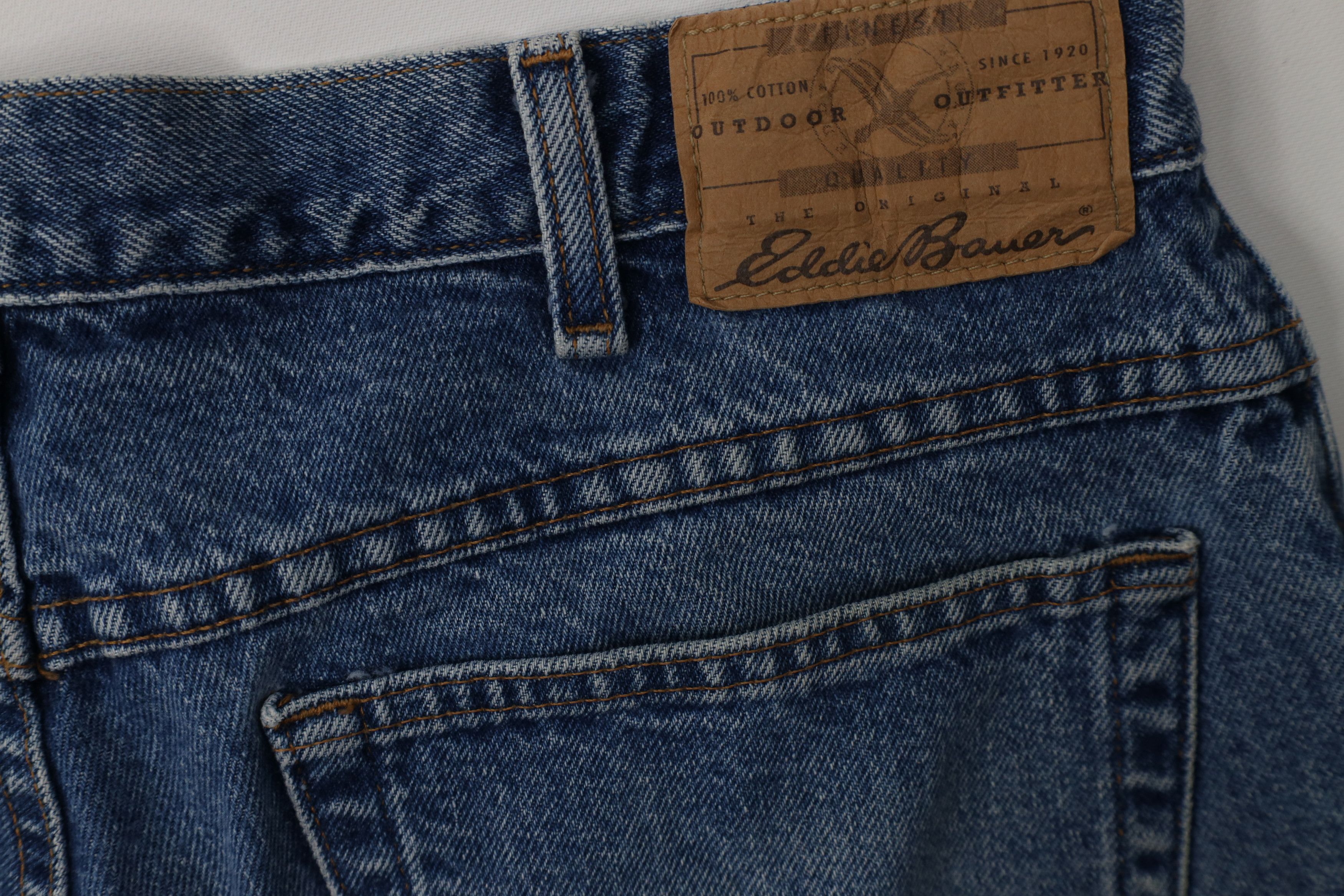 Eddie Bauer Vintage 90s Eddie Bauer Relaxed Fit Denim Jeans Blue Cotton Size US 34 / EU 50 - 16 Thumbnail