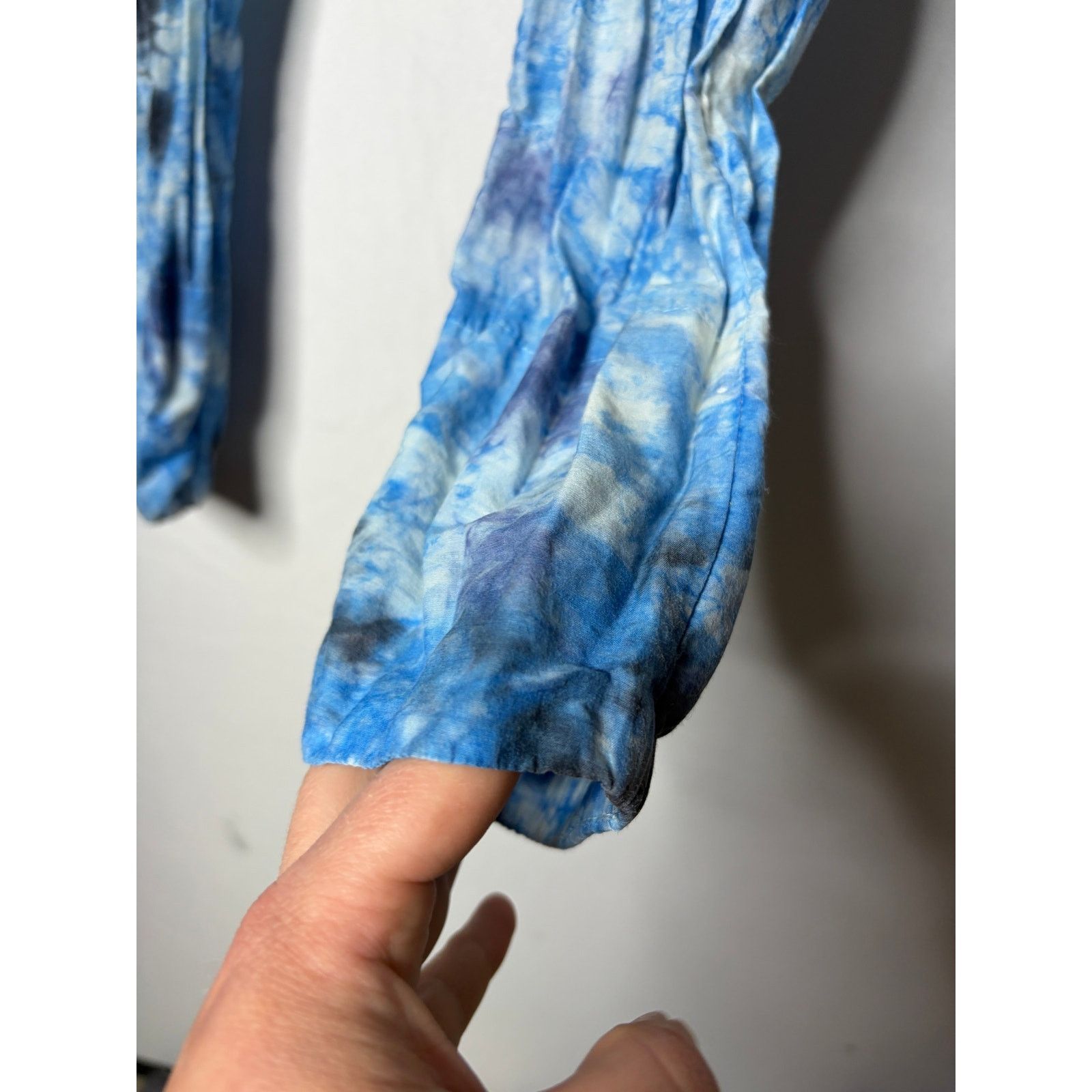 Other Raquel Allegra Blue white Tie-Dye Easy Lounge Pants 0 US XS Size 24" / US 00 / IT 34 - 5 Thumbnail