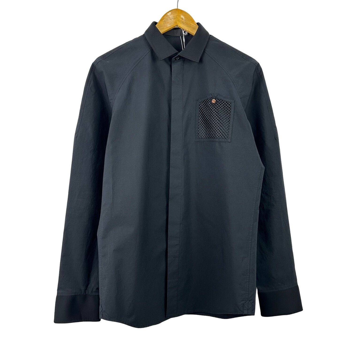 Givenchy Givenchy Mesh Pocket Black Shirt Size 38 Size US S / EU 44-46 / 1 - 1 Thumbnail