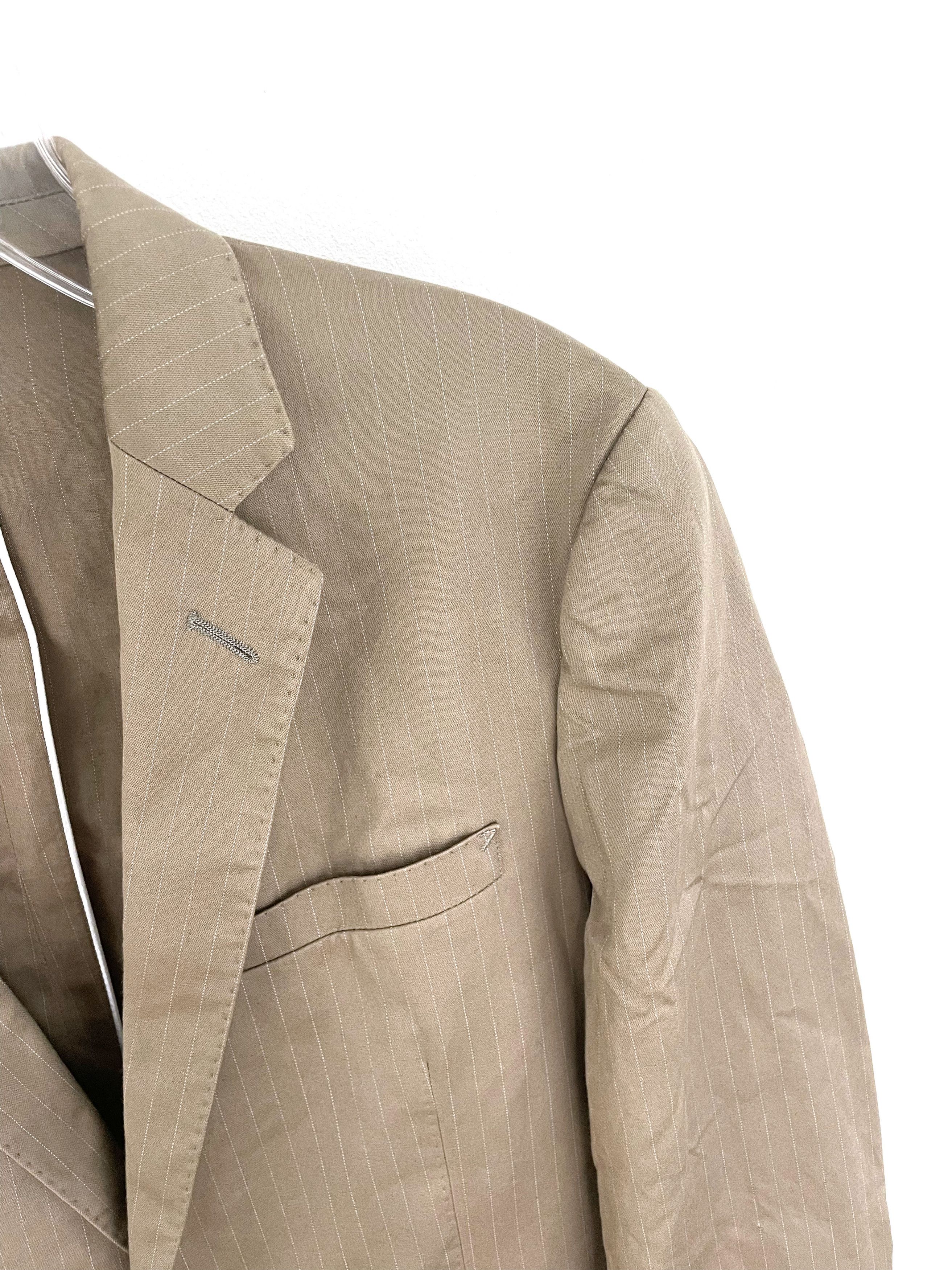 Yohji Yamamoto AAR Pinstripe Blazer Size US M / EU 48-50 / 2 - 9 Thumbnail