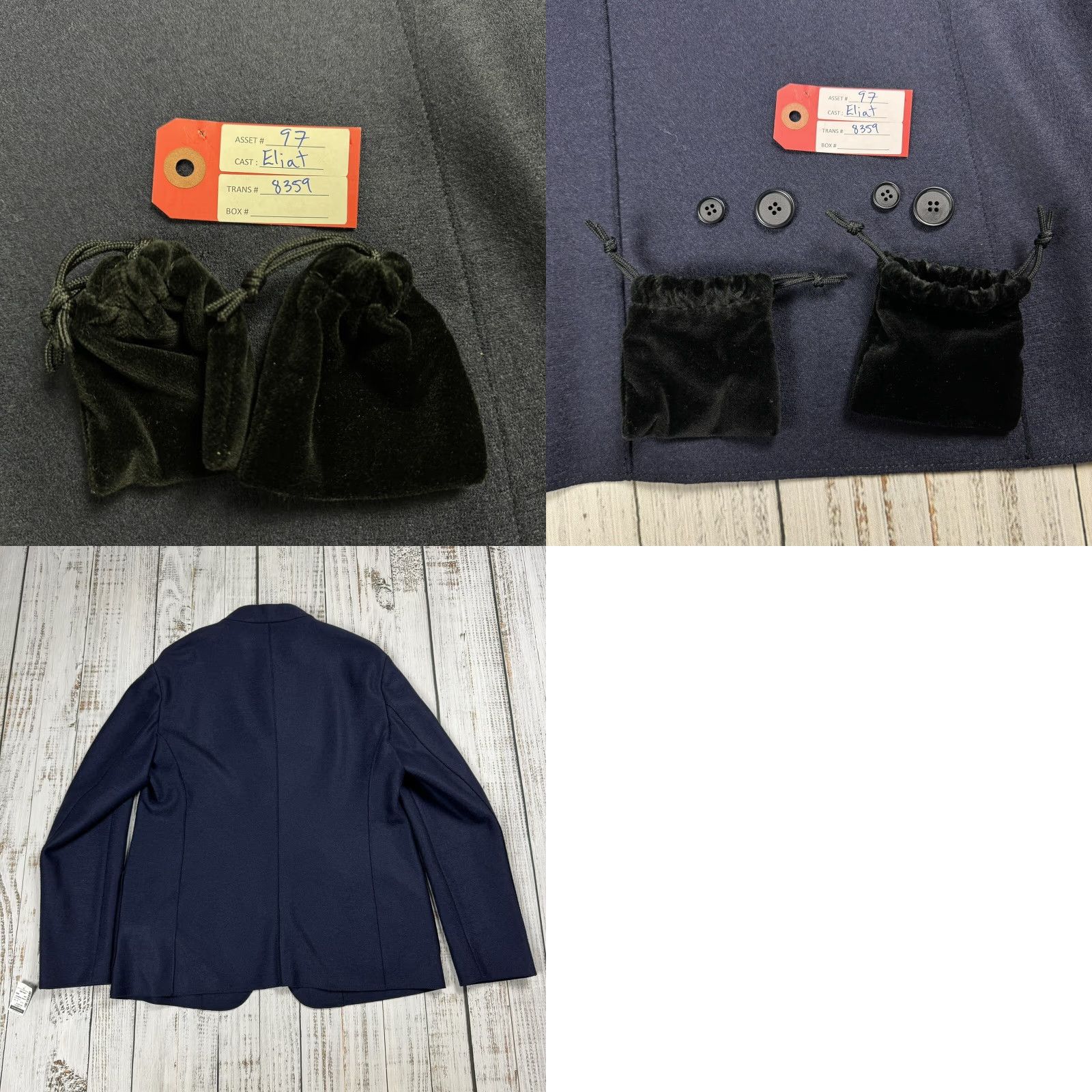 Giorgio Armani GIORGIO ARMANI JACKET BLOUSON ITALY NAVY WOOL UNSTRUCTURED 44 US NWT Size US S / EU 44-46 / 1 - 8 Thumbnail