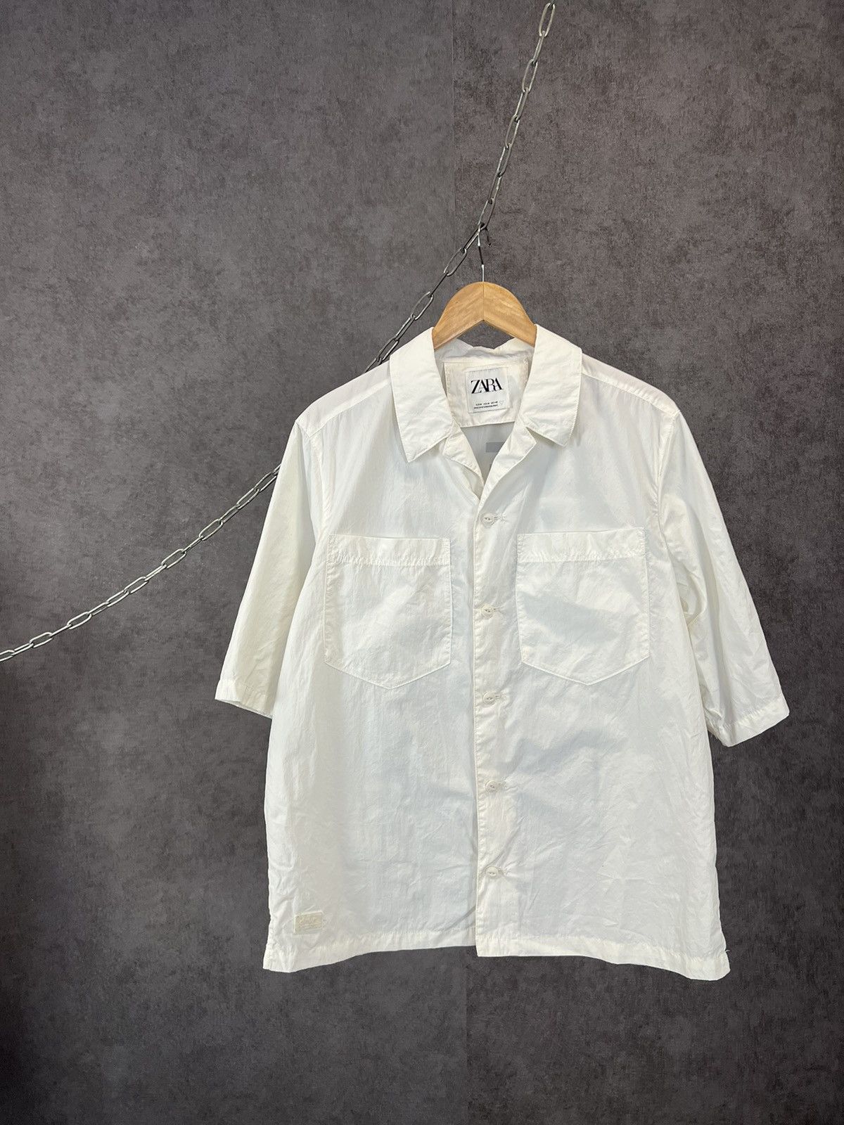 Zara Zara Art Nylon shirt Size US M / EU 48-50 / 2 - 2 Thumbnail