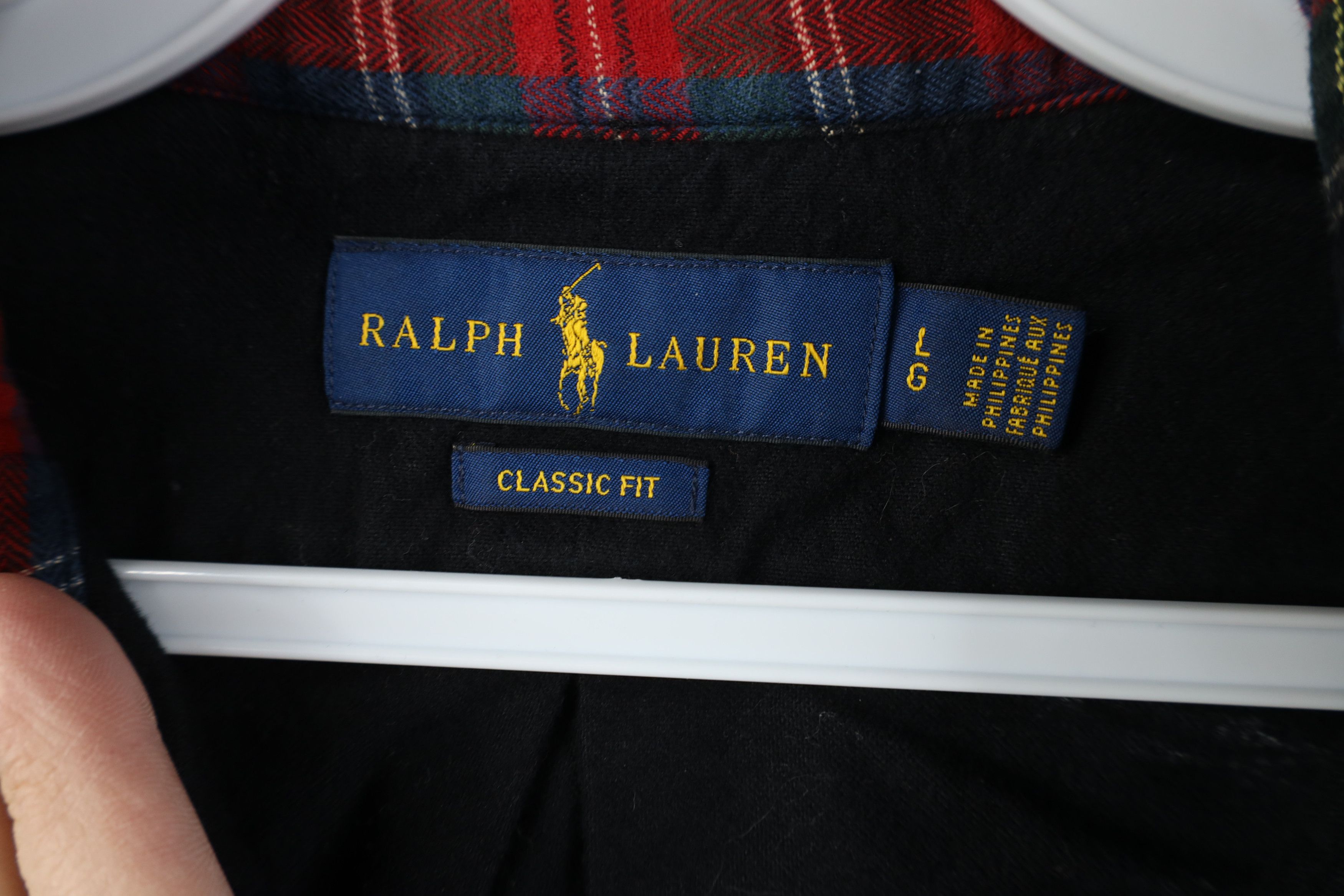Ralph Lauren Vintage Ralph Lauren Chamois Cloth Button Down Shirt Black Size US L / EU 52-54 / 3 - 7 Thumbnail