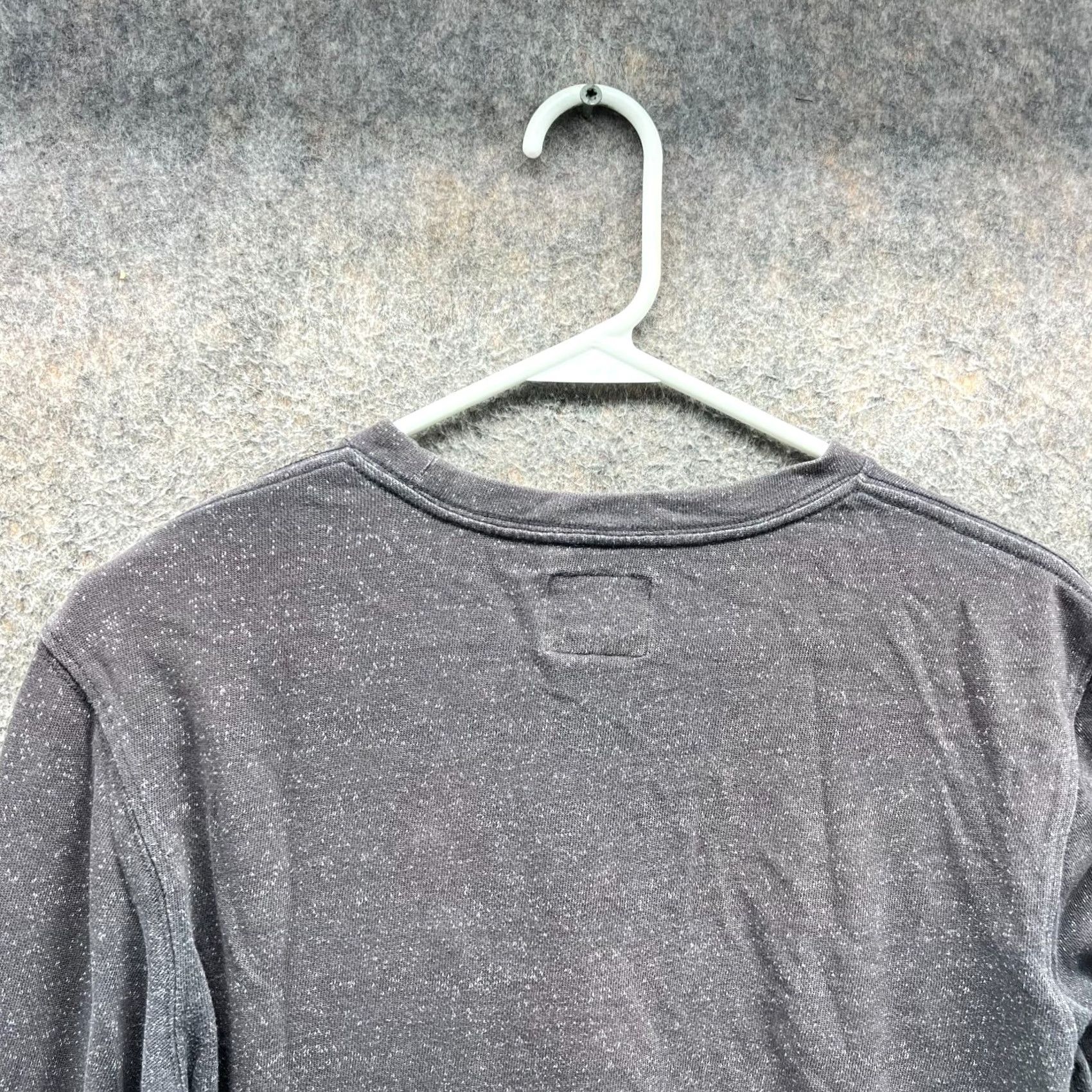 Quiksilver Quiksilver Sweatshirt Mens Small Blue Heather Crewneck Pullover Pocket Cotton Size US S / EU 44-46 / 1 - 6 Thumbnail