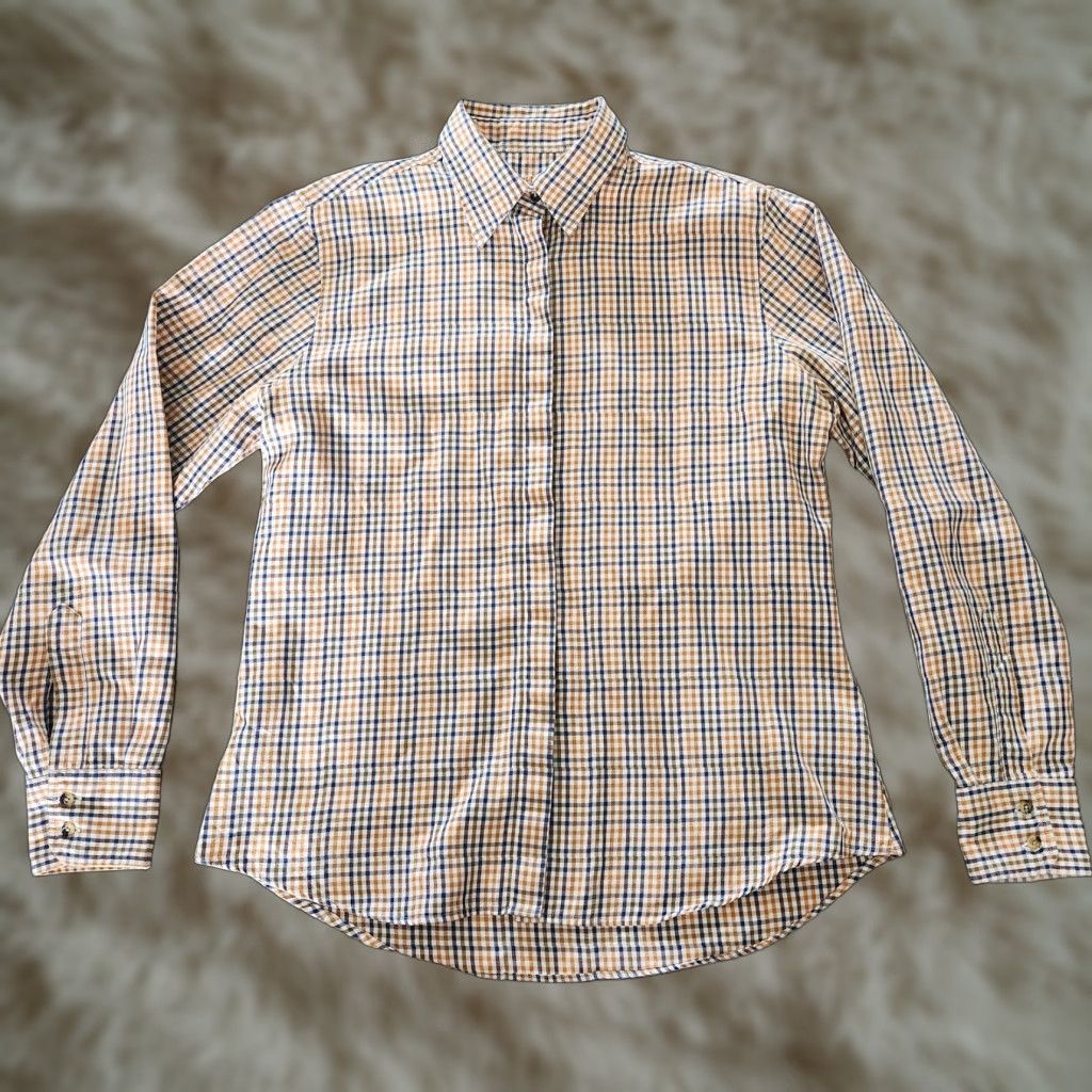 Barbour Barbour Bredon Check Button Up Long Sleeve Shirt Regular Womens US 10 UK 14 Multicolor Plaid Button-Down Collared Classic Fit Size L / US 10 / IT 46 - 1 Thumbnail
