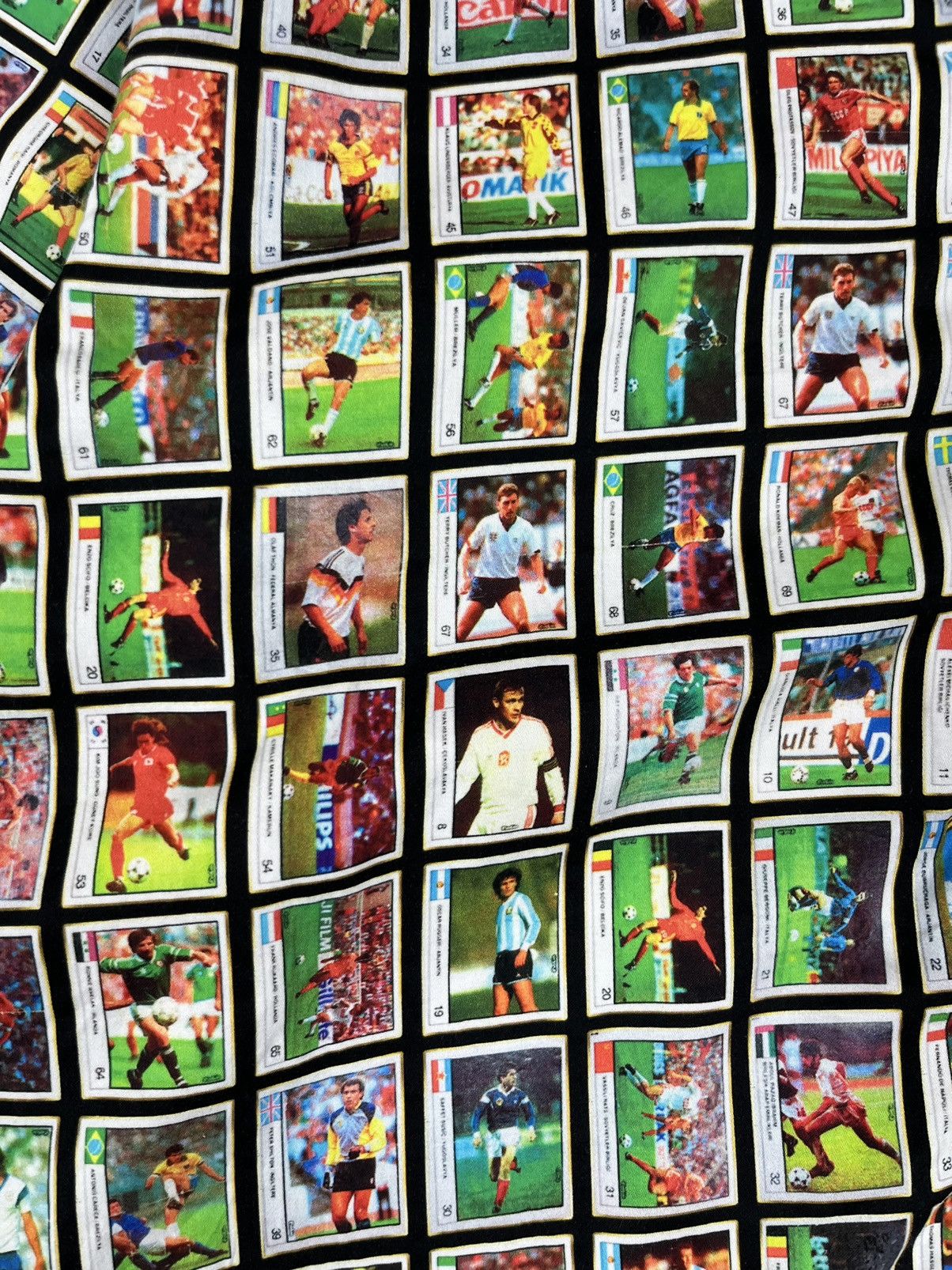 Japanese Brand Claudio Lugli Italy Soccer Cards Over Print Button Shirt Size US L / EU 52-54 / 3 - 6 Thumbnail