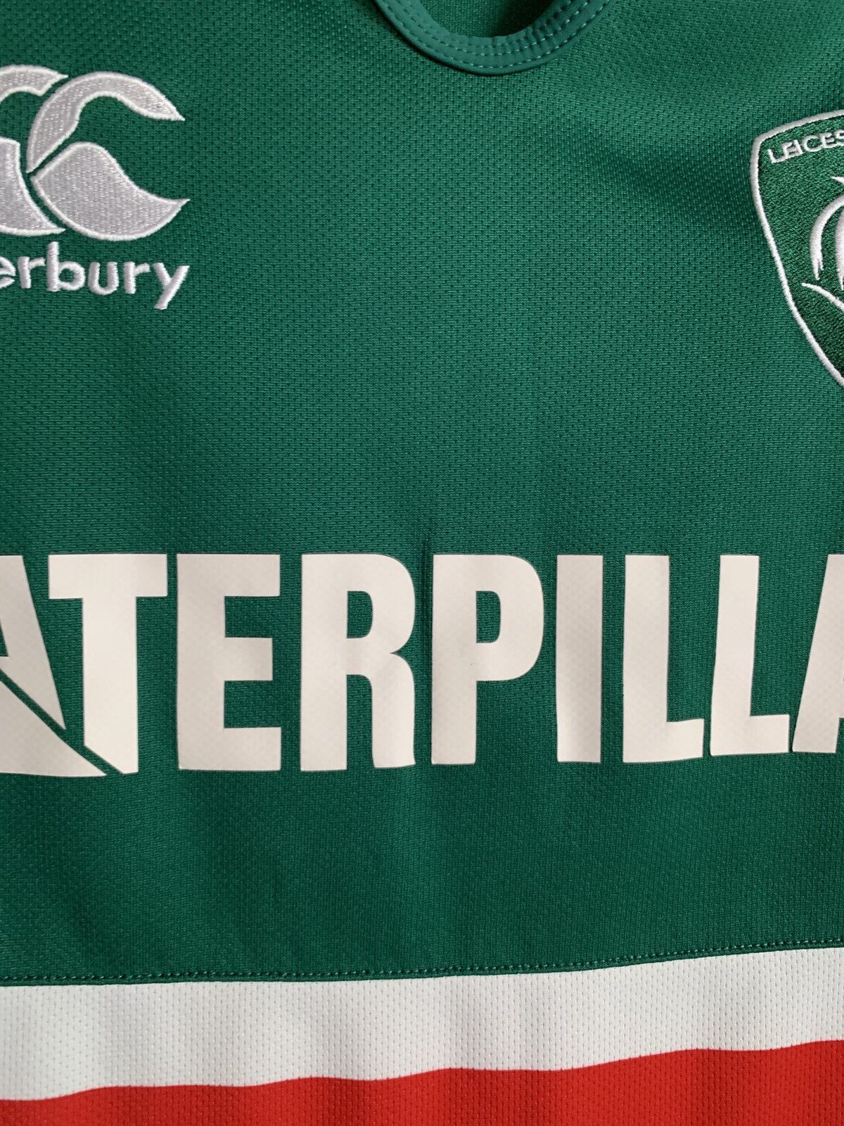 Canterbury of New Zealand Leicester Tigers Home Rugby Union Shirt Canterbury Jersey S Size US S / EU 44-46 / 1 - 6 Thumbnail