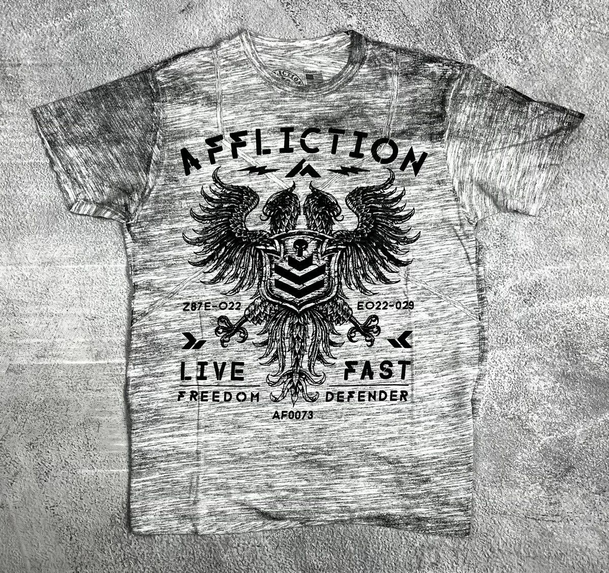 Vintage Affliction T Shirt Mens Large Graphic Skull Biker Eagle Size US L / EU 52-54 / 3 - 1 Thumbnail