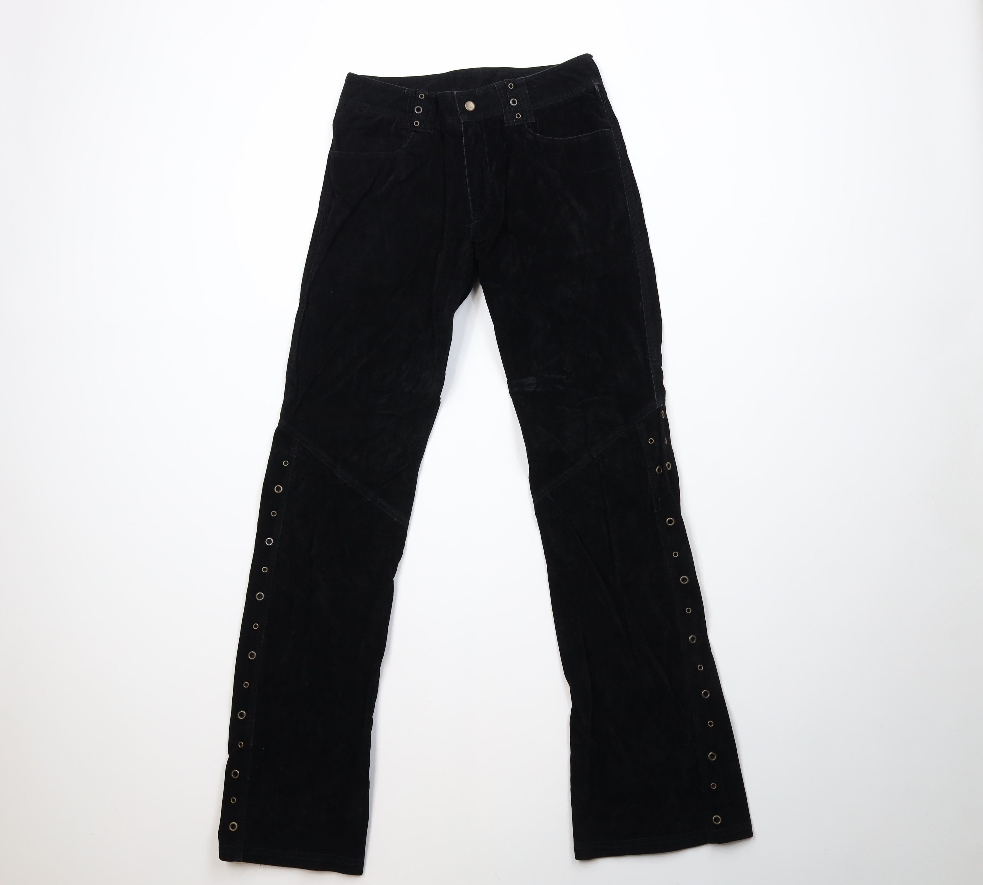 Lip Service Vintage 90s Lip Service Velvet Velour Wide Leg Pants USA Size 32" / US 10 / IT 46 - 1 Thumbnail