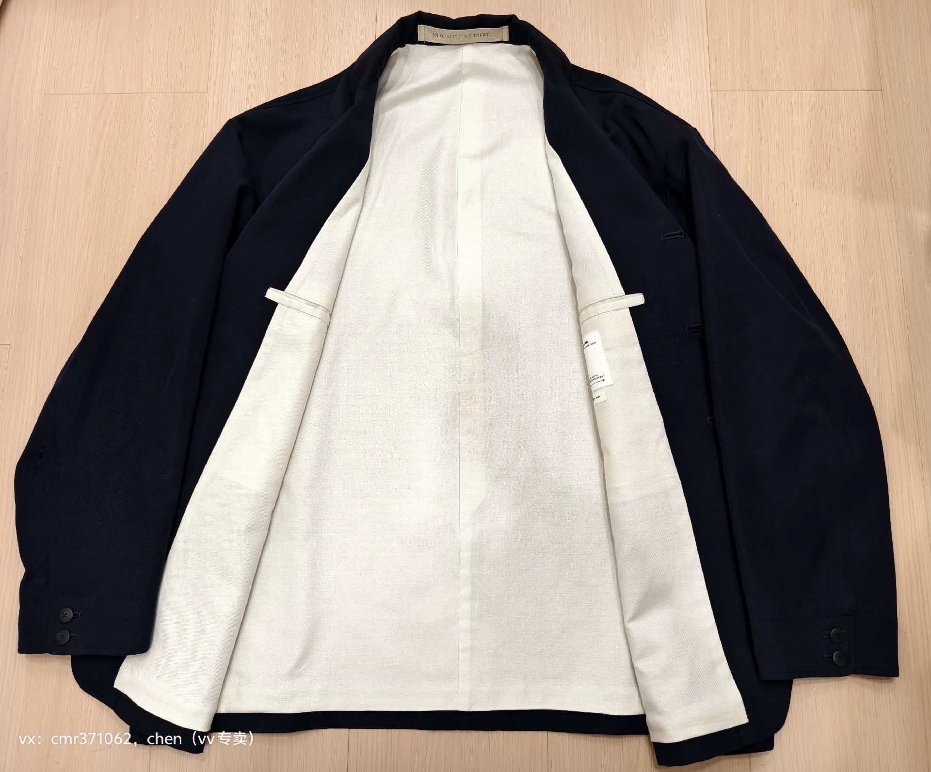 Visvim VISVIM 24SS RAILWOOD JKT Navy 2 Wool-Linen Size US M / EU 48-50 / 2 - 6 Thumbnail