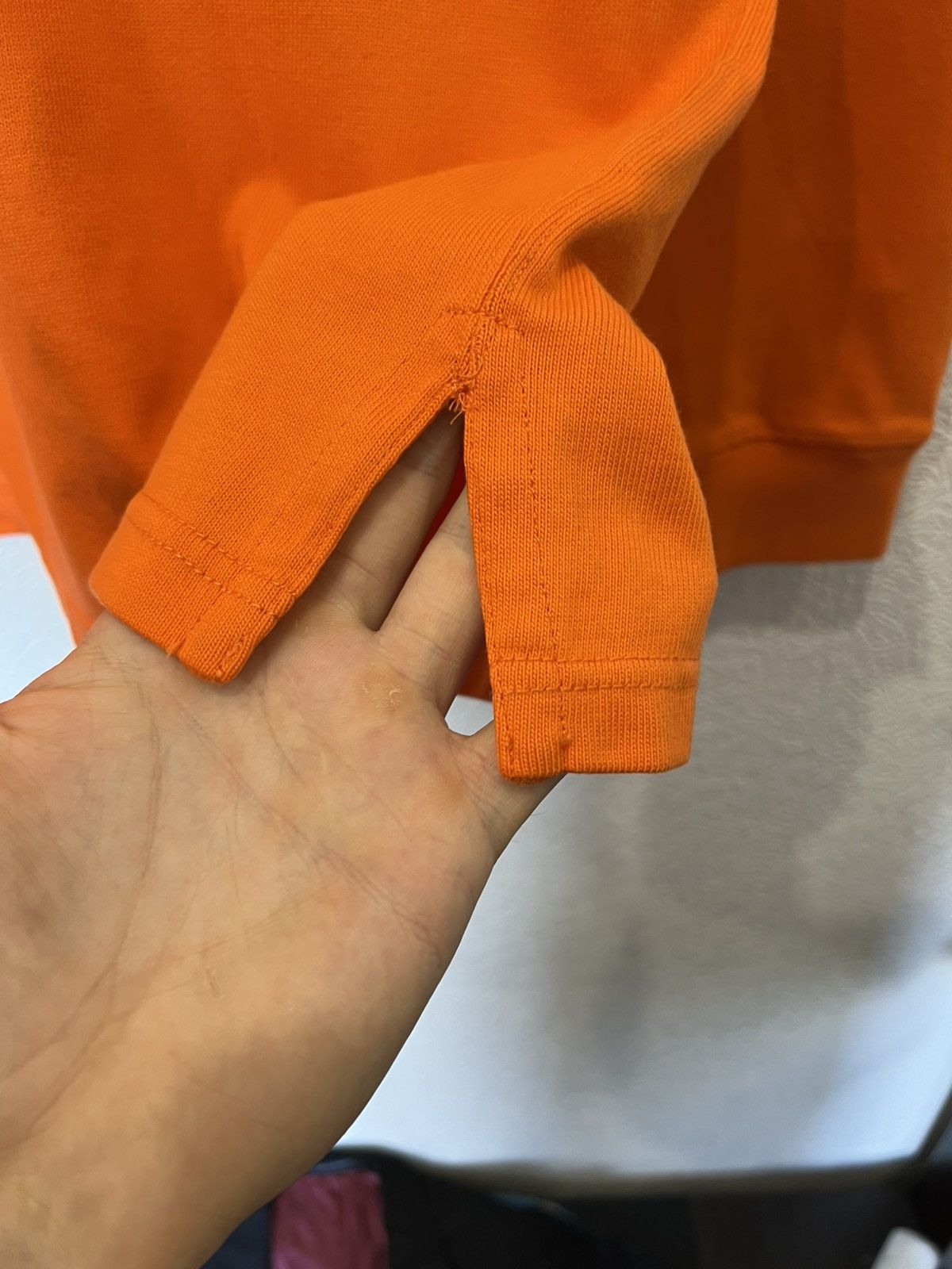 Polo Ralph Lauren Polo Ralph Lauren Orange Rugby Shirt Polo Sweatshirt Vintage Size US M / EU 48-50 / 2 - 6 Thumbnail