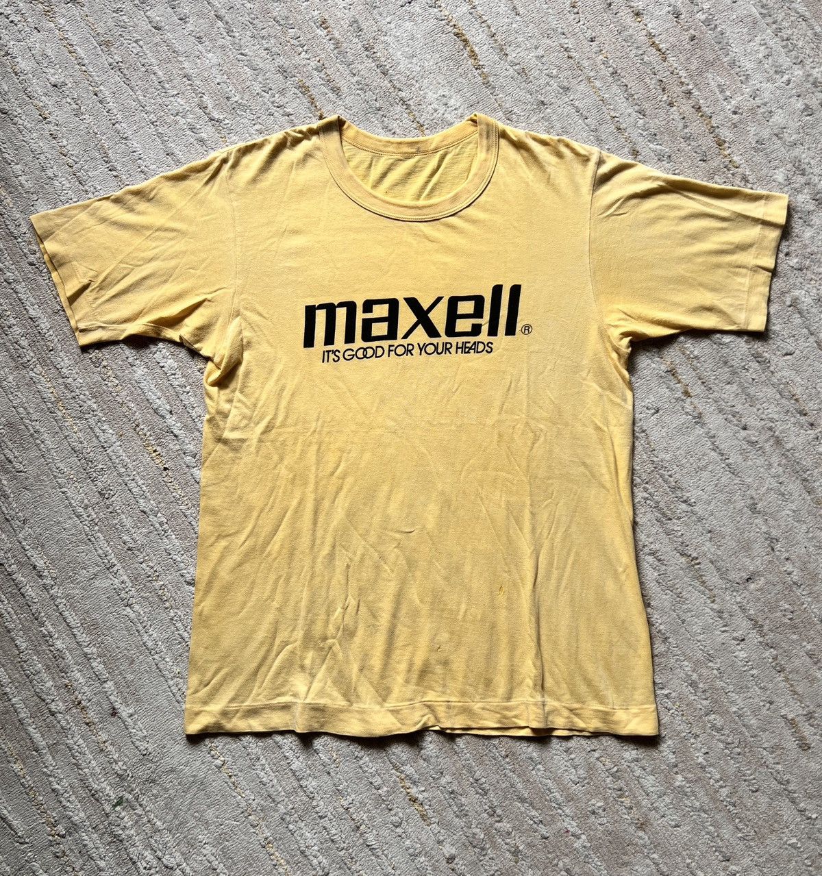 Band Tees × Grailed × Vintage 80s Maxell Promo Tshirt Size US M / EU 48-50 / 2 - 1 Thumbnail