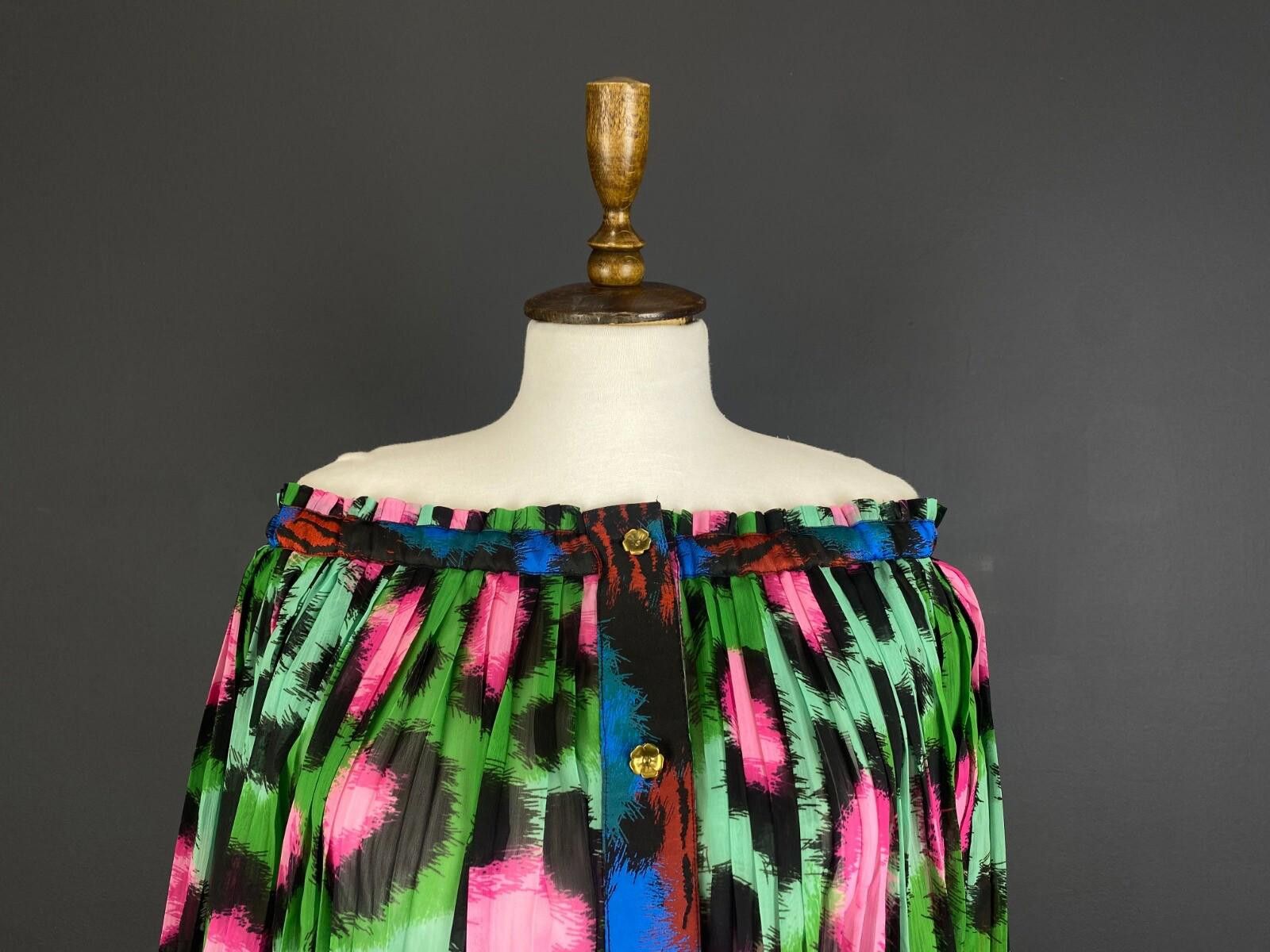 Designer Kenzo X H&M Multicolor Printed Blouse Shirt Size EU 38 US 8 Size M / US 6-8 / IT 42-44 - 2 Thumbnail