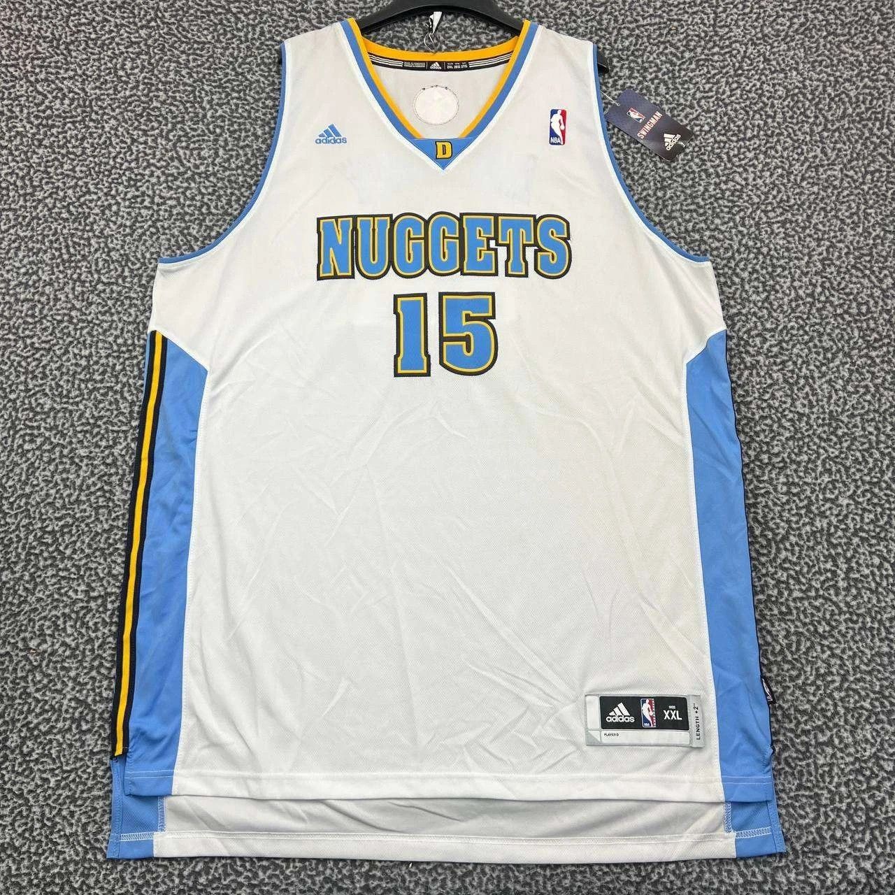 Adidas Denver Nuggets Anthony #15 Jersey Shirt XXL Hardwood Classic Size US XXL / EU 58 / 5 - 1 Thumbnail