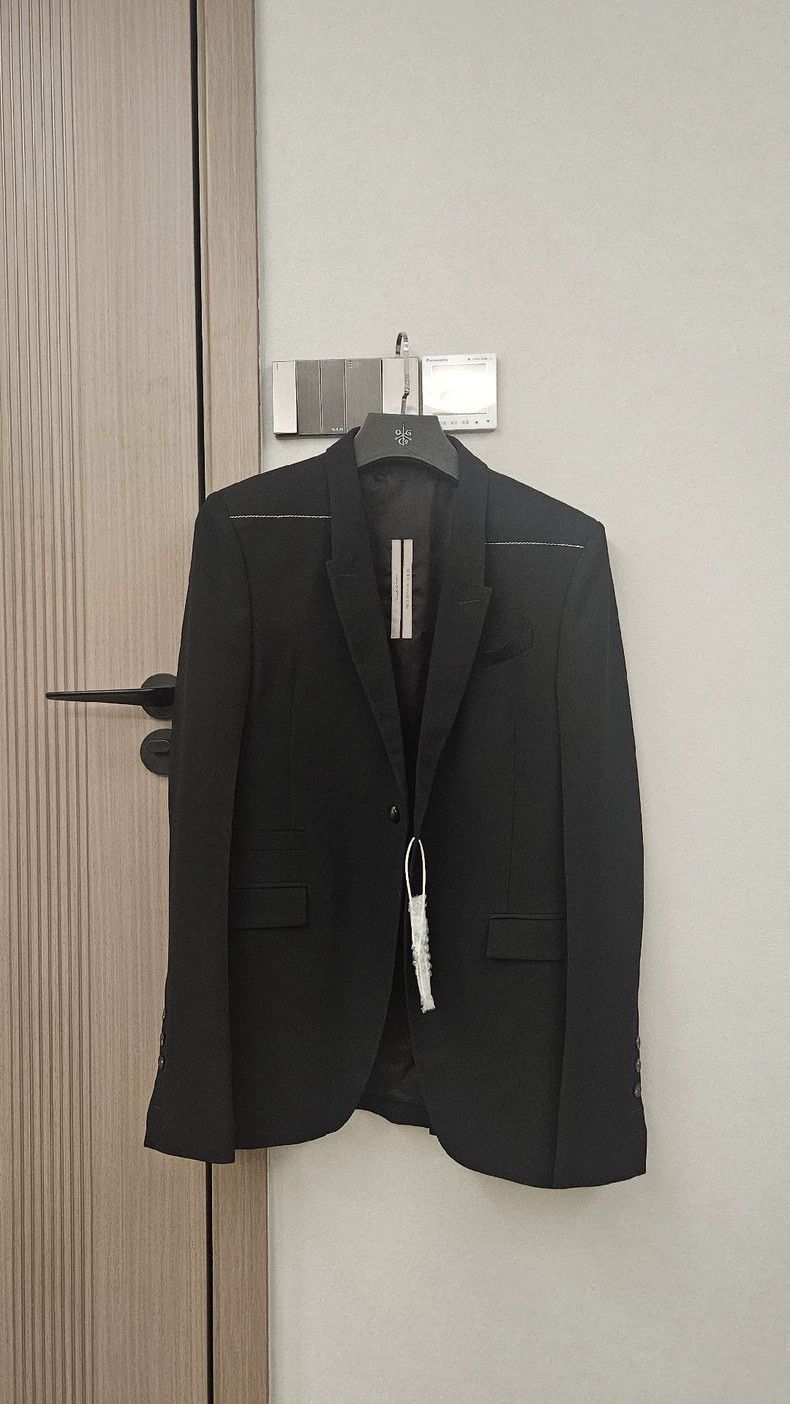 Rick Owens Rick Owens size 38 21 SS-stitched blazer jacket Size US M / EU 48-50 / 2 - 1 Thumbnail