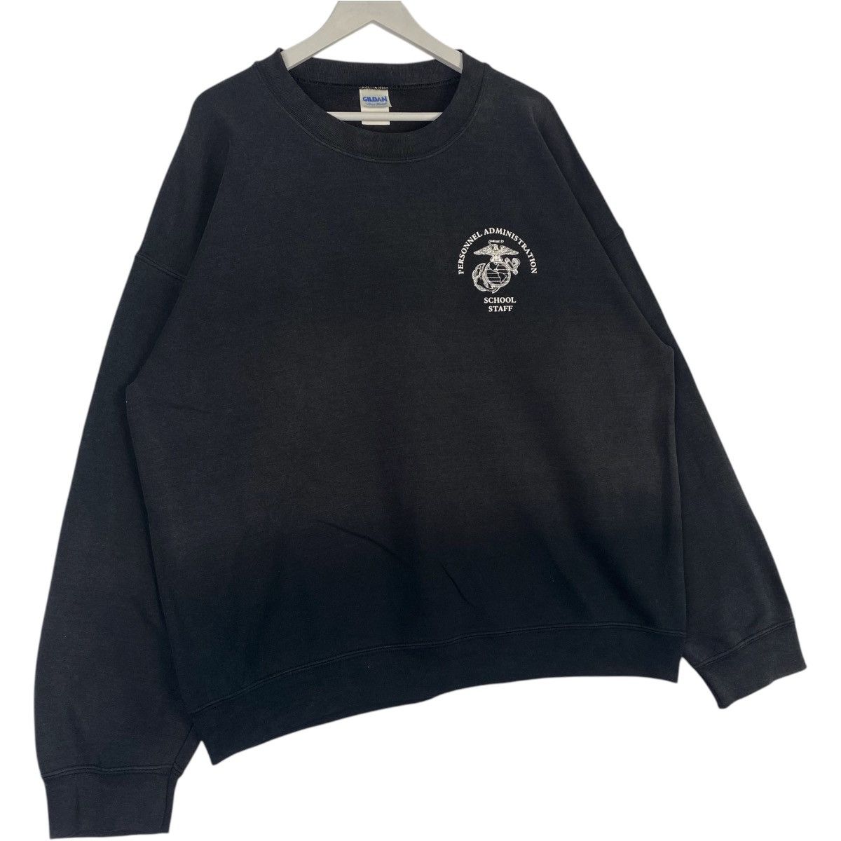 Designer × Vintage Vintage Gildan Printed Crewneck Sweatshirt Black Pullover XL Size US XL / EU 56 / 4 - 4 Thumbnail
