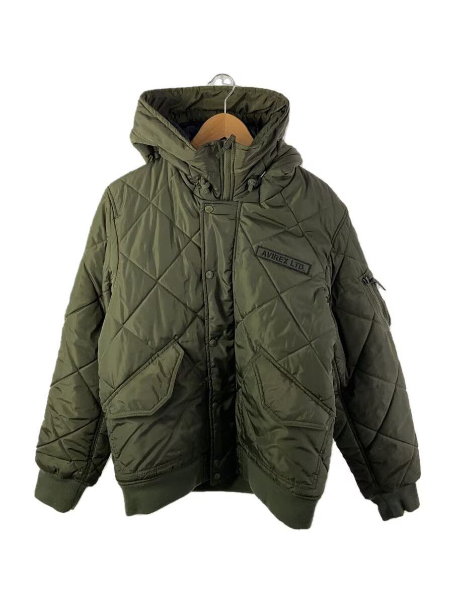Avirex Avirex Plain Polyester Down Jacket Khaki Size US XL / EU 56 / 4 - 1 Thumbnail