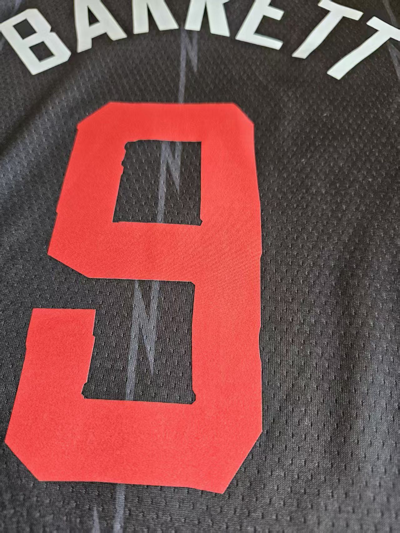 NBA 2026 Toronto Raptors #9 RJ Barrett Jersey Size US XL / EU 56 / 4 - 6 Thumbnail