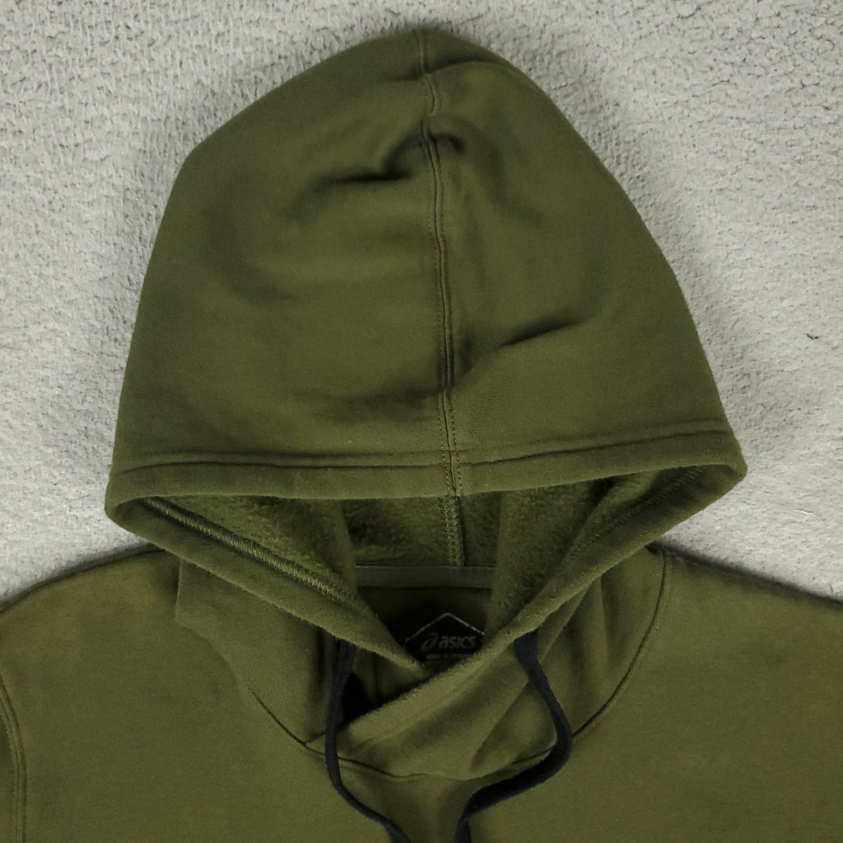 Asics ASICS Hoodie Mens L Green Pullover Sweatshirt Size US L / EU 52-54 / 3 - 2 Thumbnail