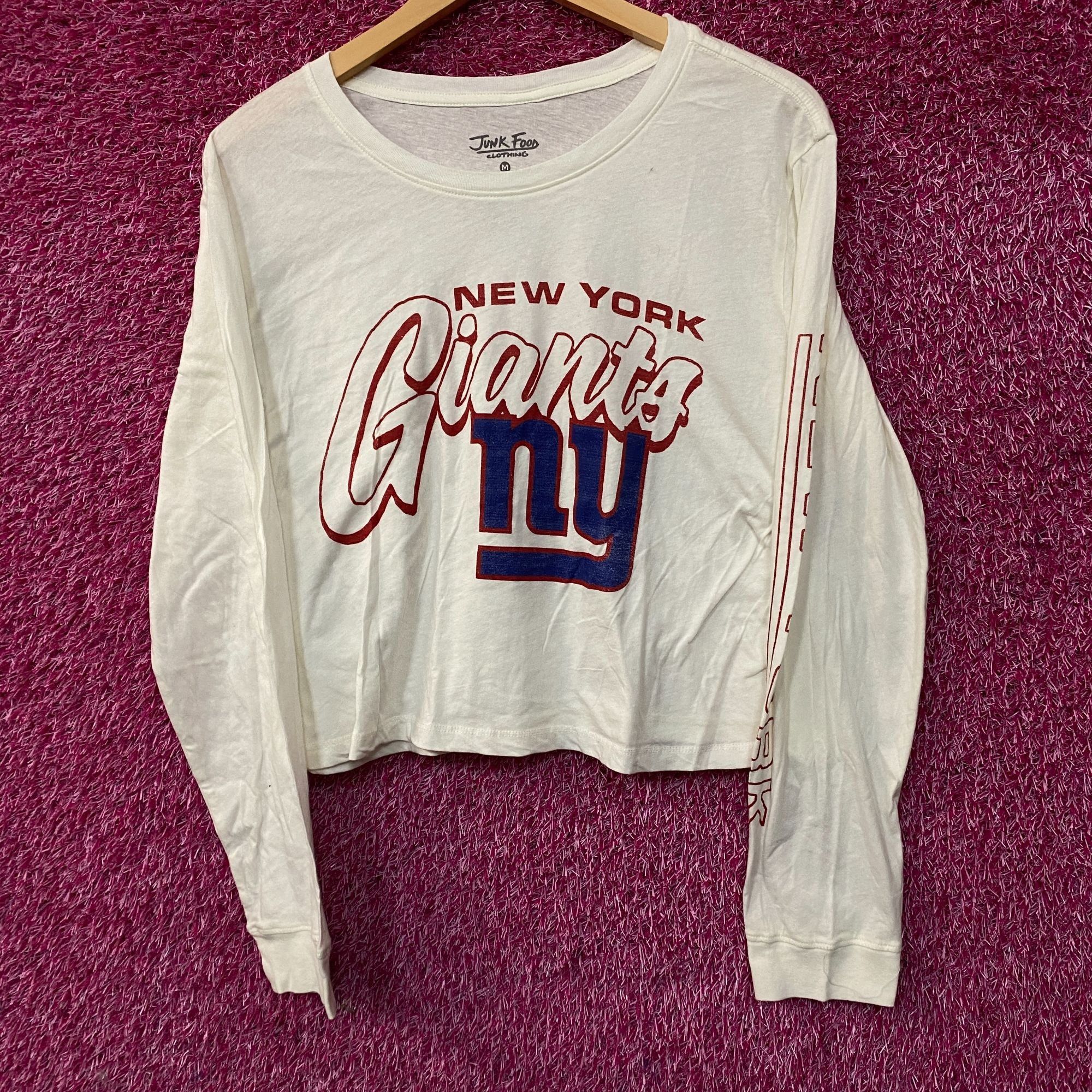 Junk Food Junk Food Clothing New York Giants Touchdown Long Sleeve Cro Size M / US 6-8 / IT 42-44 - 1 Thumbnail