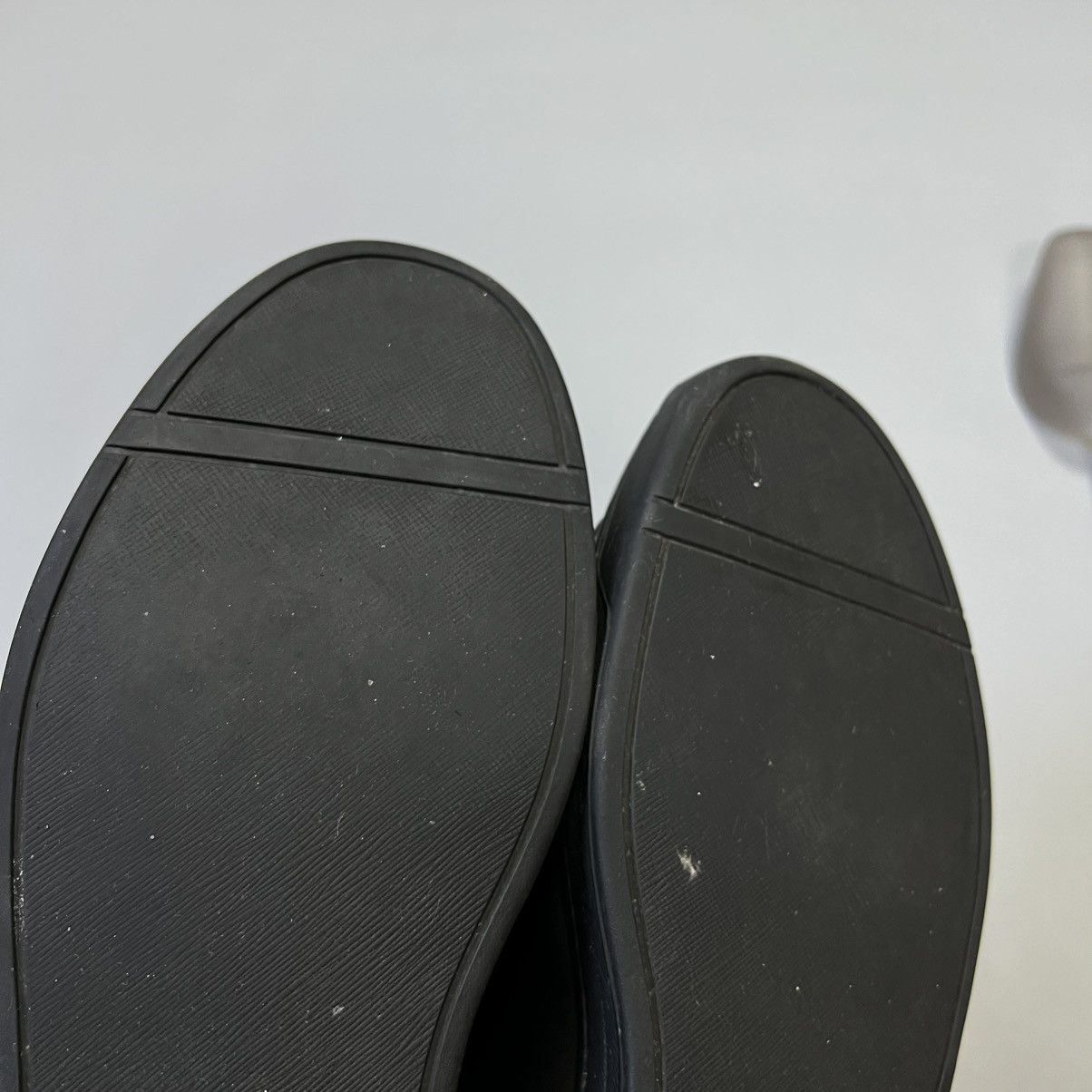 Prada Prada Sneakers Leather Shoes Black Luxury UK 8 men's Size US 9 / EU 42 - 20 Thumbnail