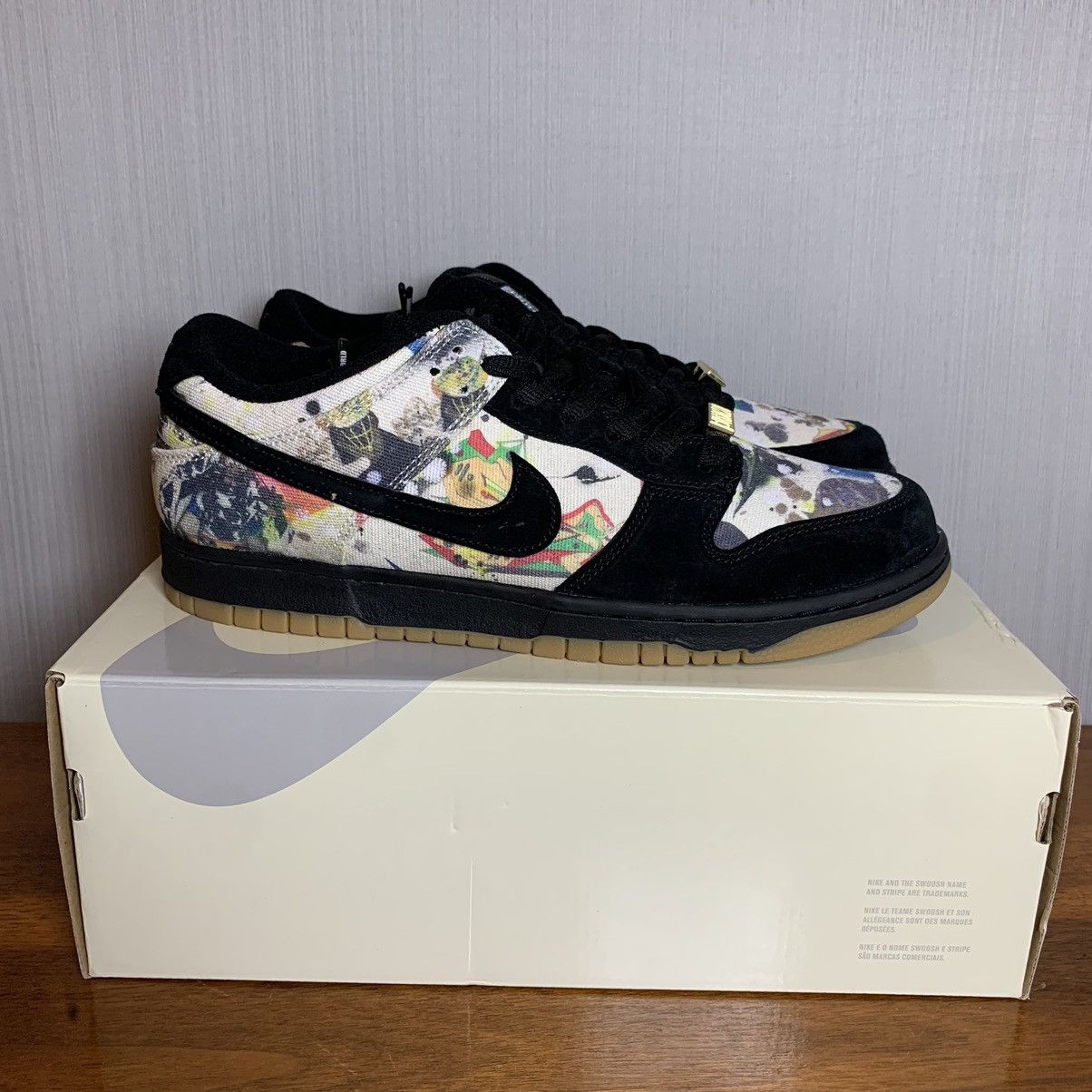 Nike × Supreme Supreme Nike SB Dunk Low Rammellzee Size US 10.5 / EU 43-44 - 6 Thumbnail