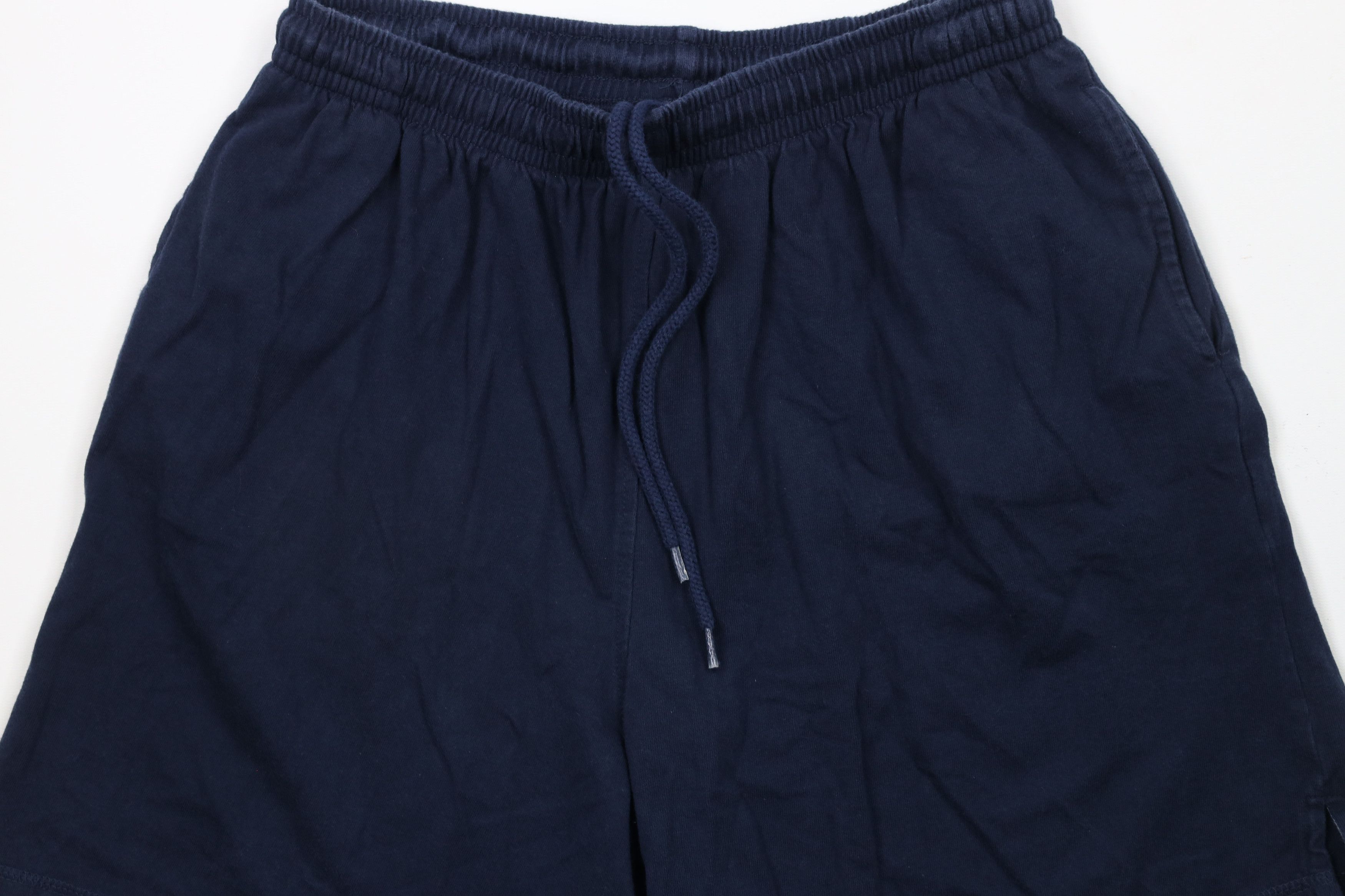 Vintage Vintage 90s Streetwear Above Knee Shorts Navy Blue Cotton Size US 36 / EU 52 - 3 Thumbnail