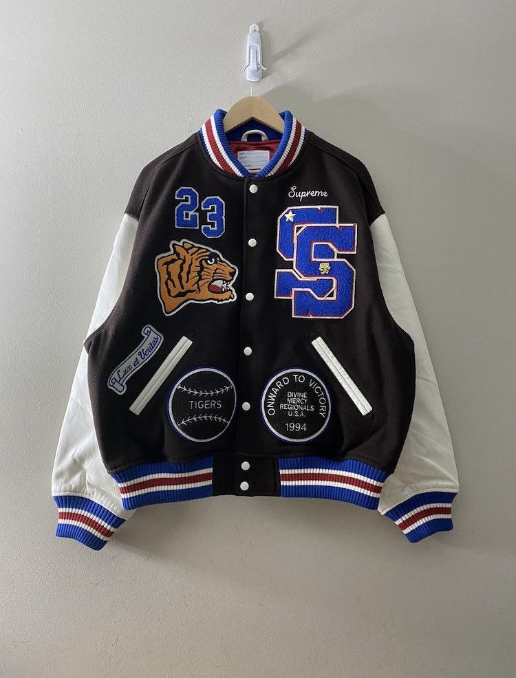 Supreme Tiger Varsity Jacket