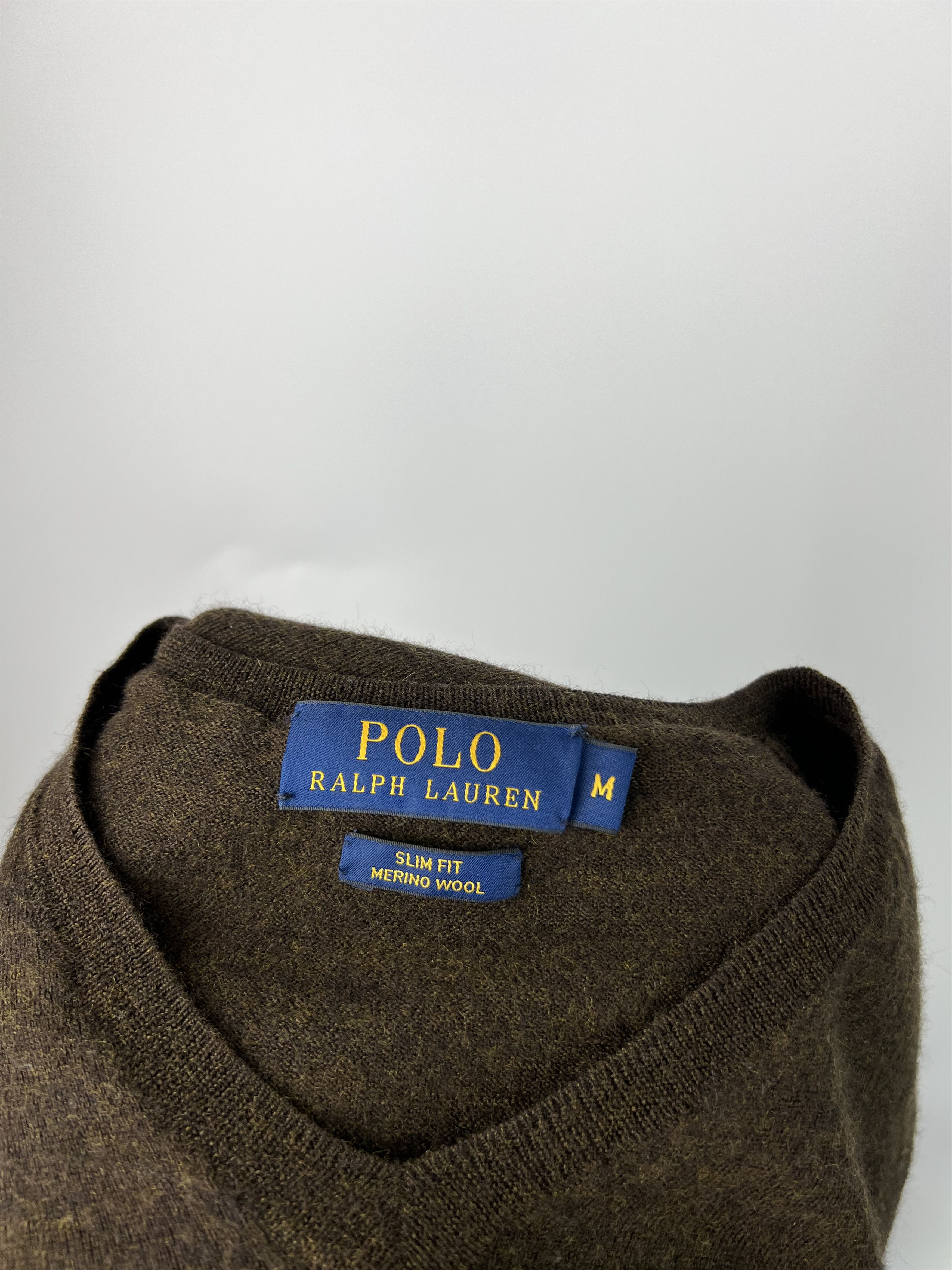 Polo Ralph Lauren × Ralph Lauren Polo Ralph Lauren Merino Wool V-Neck Sweater Size M / US 6-8 / IT 42-44 - 4 Thumbnail