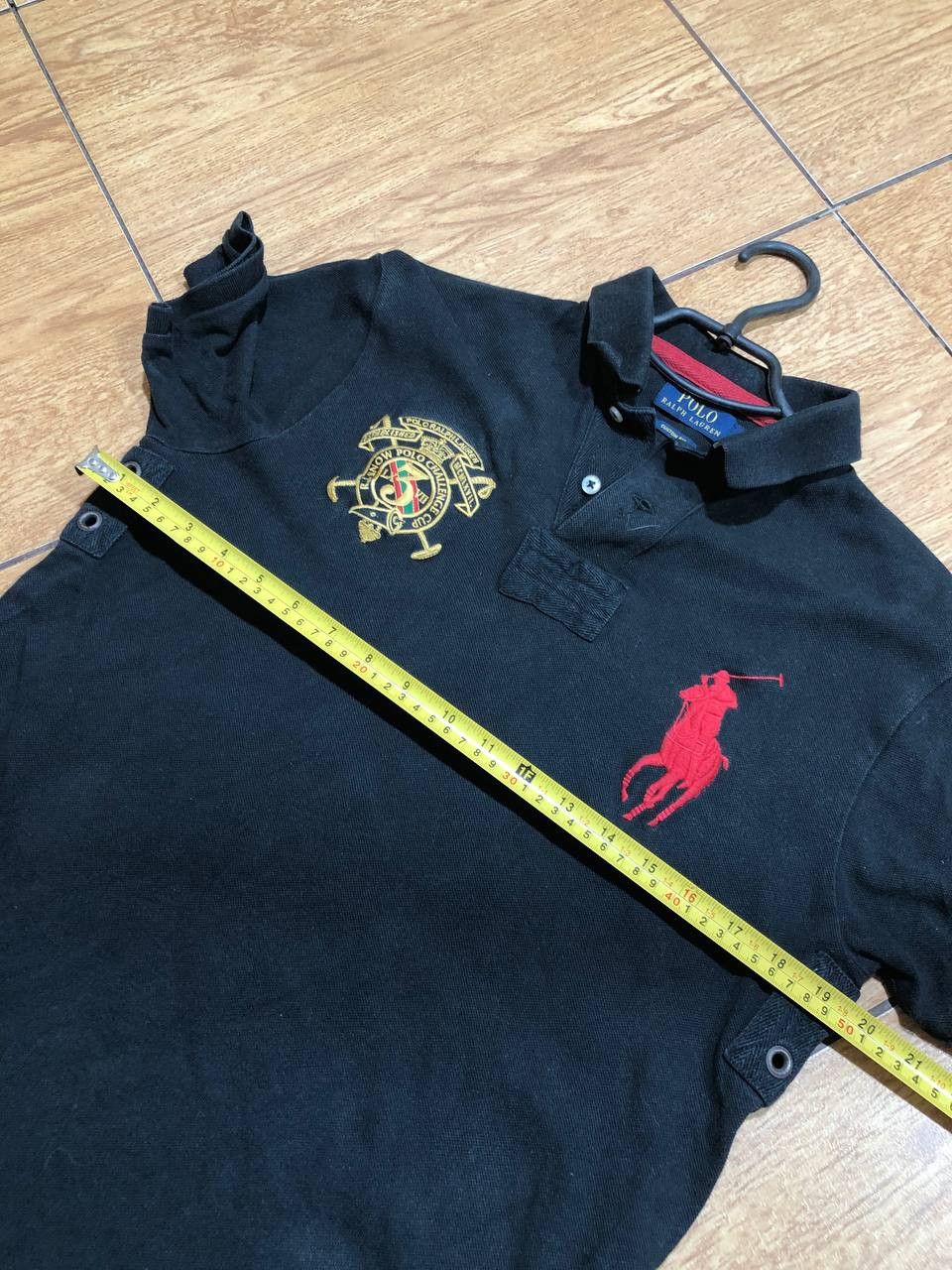 Polo Ralph Lauren Vintage Polo Ralph Lauren Custom Fit Polo Size M Size US M / EU 48-50 / 2 - 15 Thumbnail