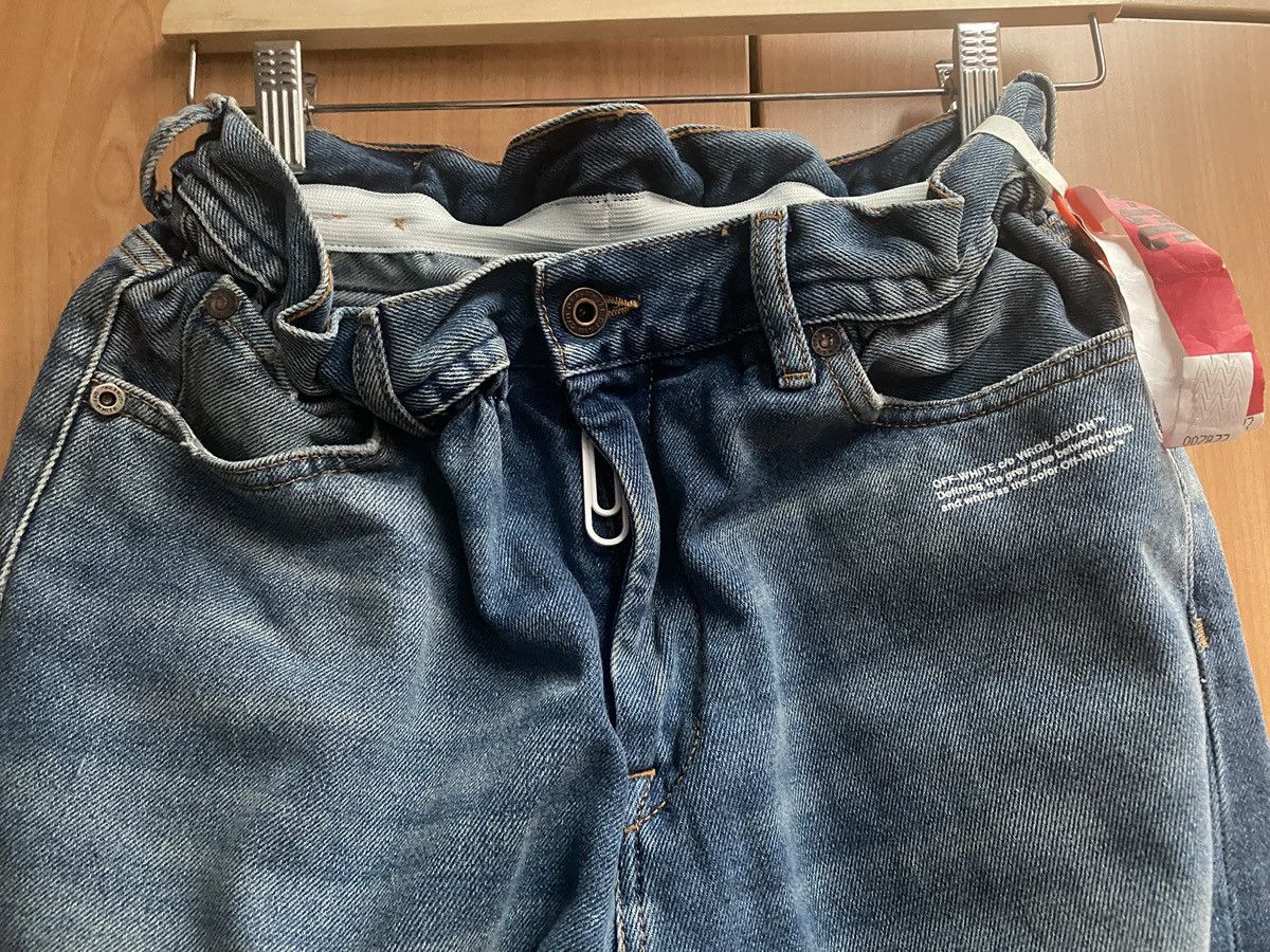 Off-White Off White Slim Low Crotch Jeans Size 30 BNWT Size US 30 / EU 46 - 2 Thumbnail