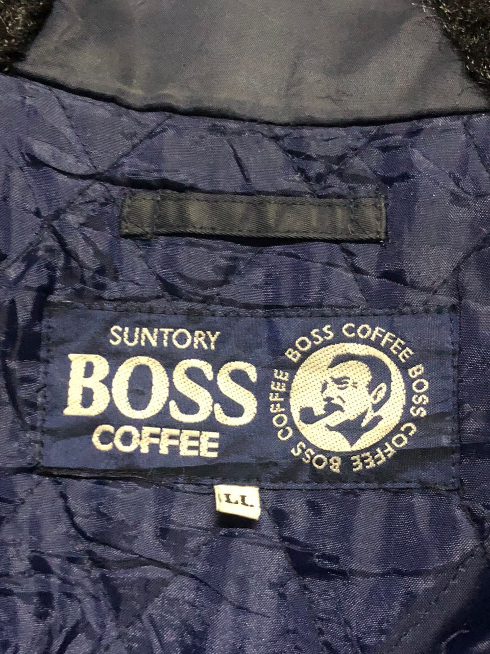 Vintage Vintage Suntory Boss Coffee Bomber jacket Raccoon Fur Hoodie Size US XL / EU 56 / 4 - 15 Thumbnail