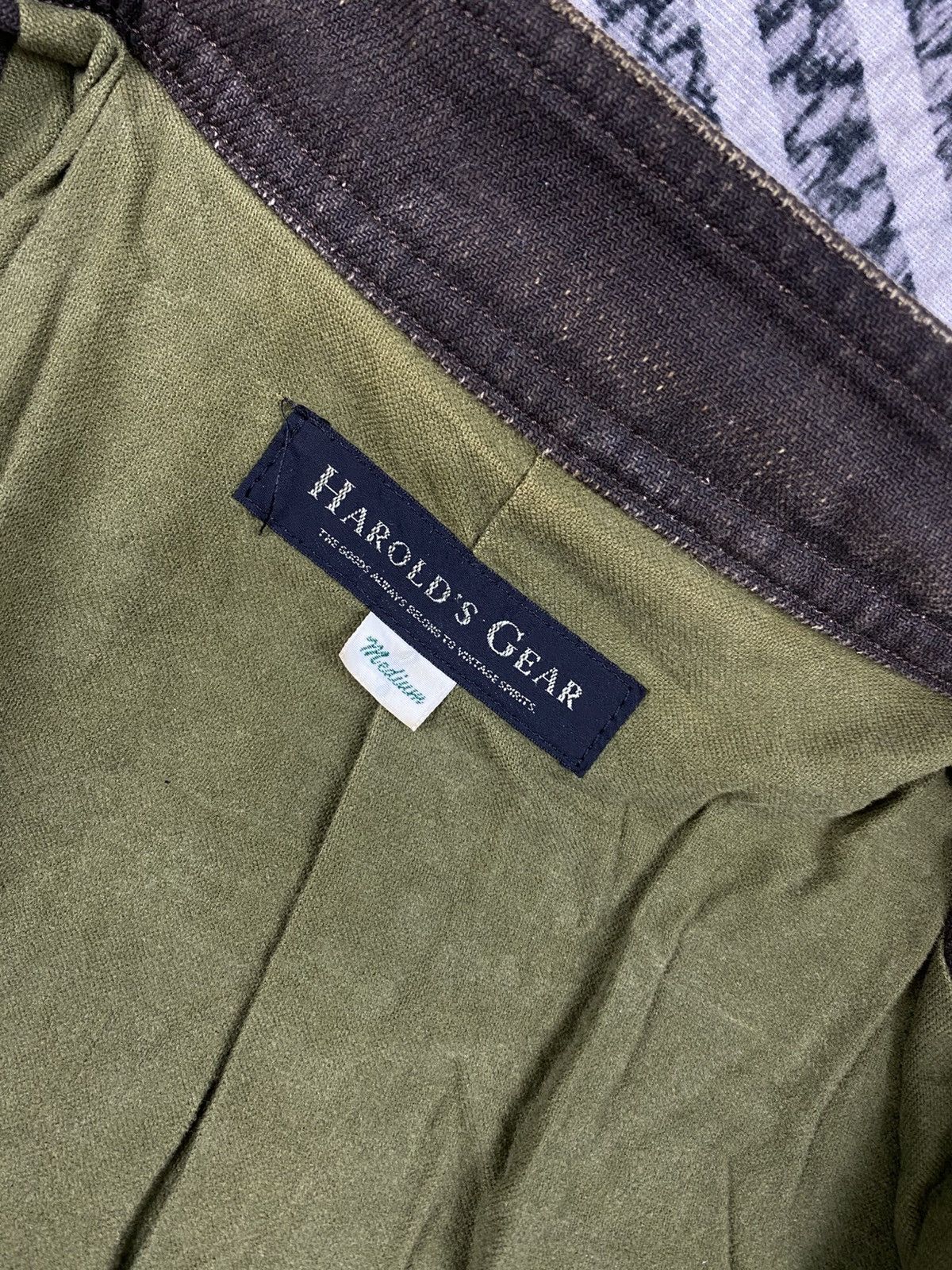 Japanese Brand Vintage Harold Gear Denim Brown Zipper Jacket Size US M / EU 48-50 / 2 - 9 Thumbnail