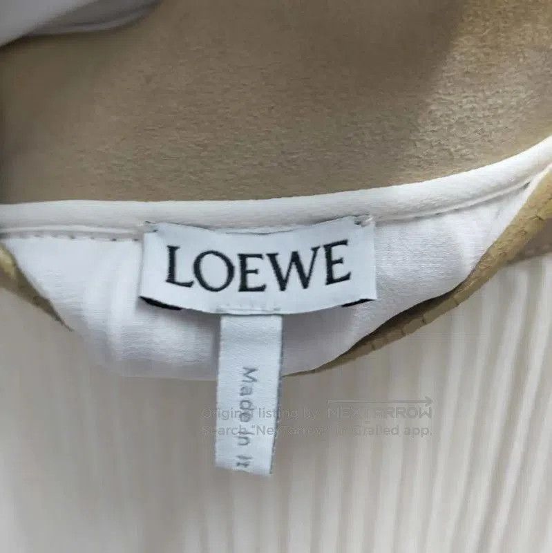 Loewe Loewe White Pleated Skirt for Summer . Size 23" - 3 Thumbnail
