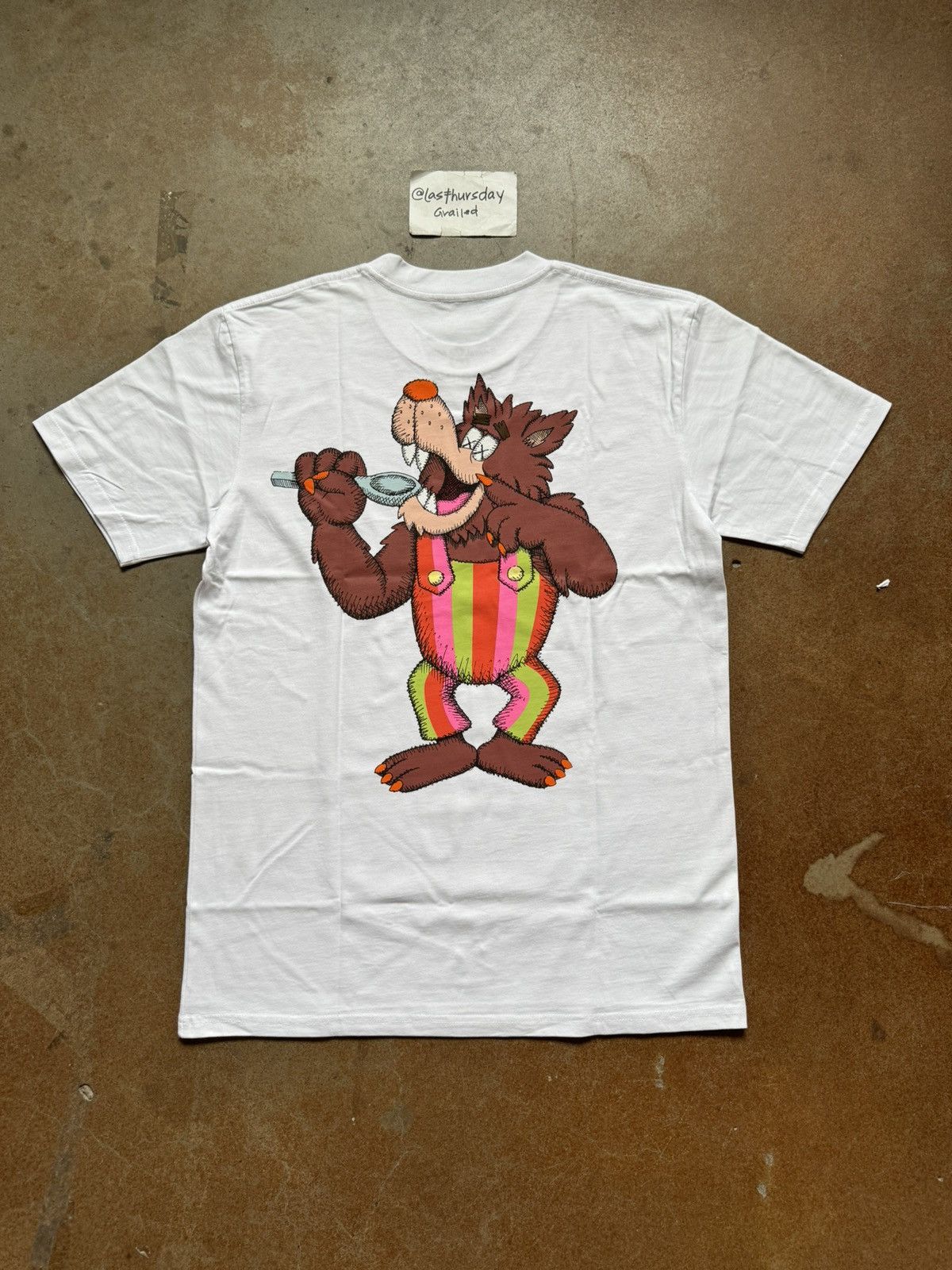 image of Kaws X Monsters Frute Brute Tee White Xl, Men's