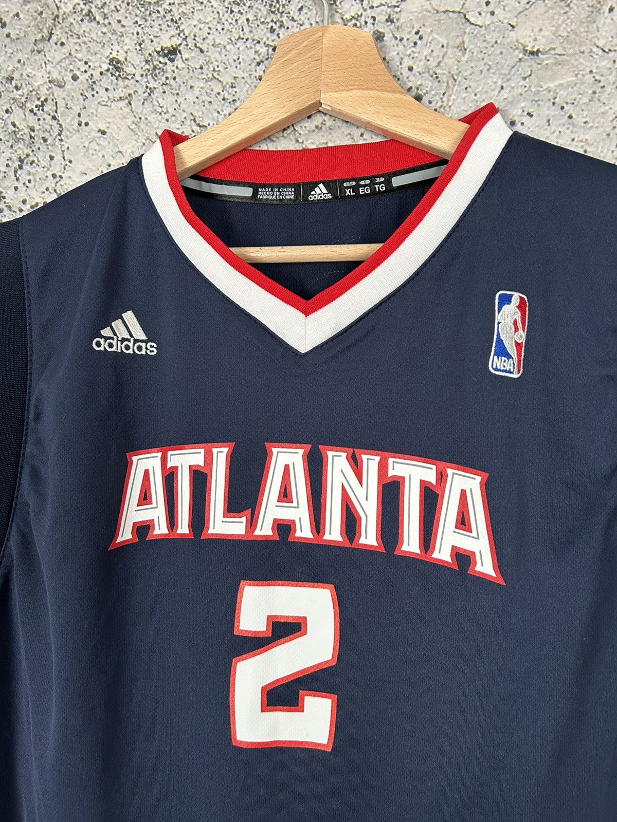 Adidas Atlanta Hawks Johnson NBA Adidas Jersey Basketball Size US M / EU 48-50 / 2 - 3 Thumbnail