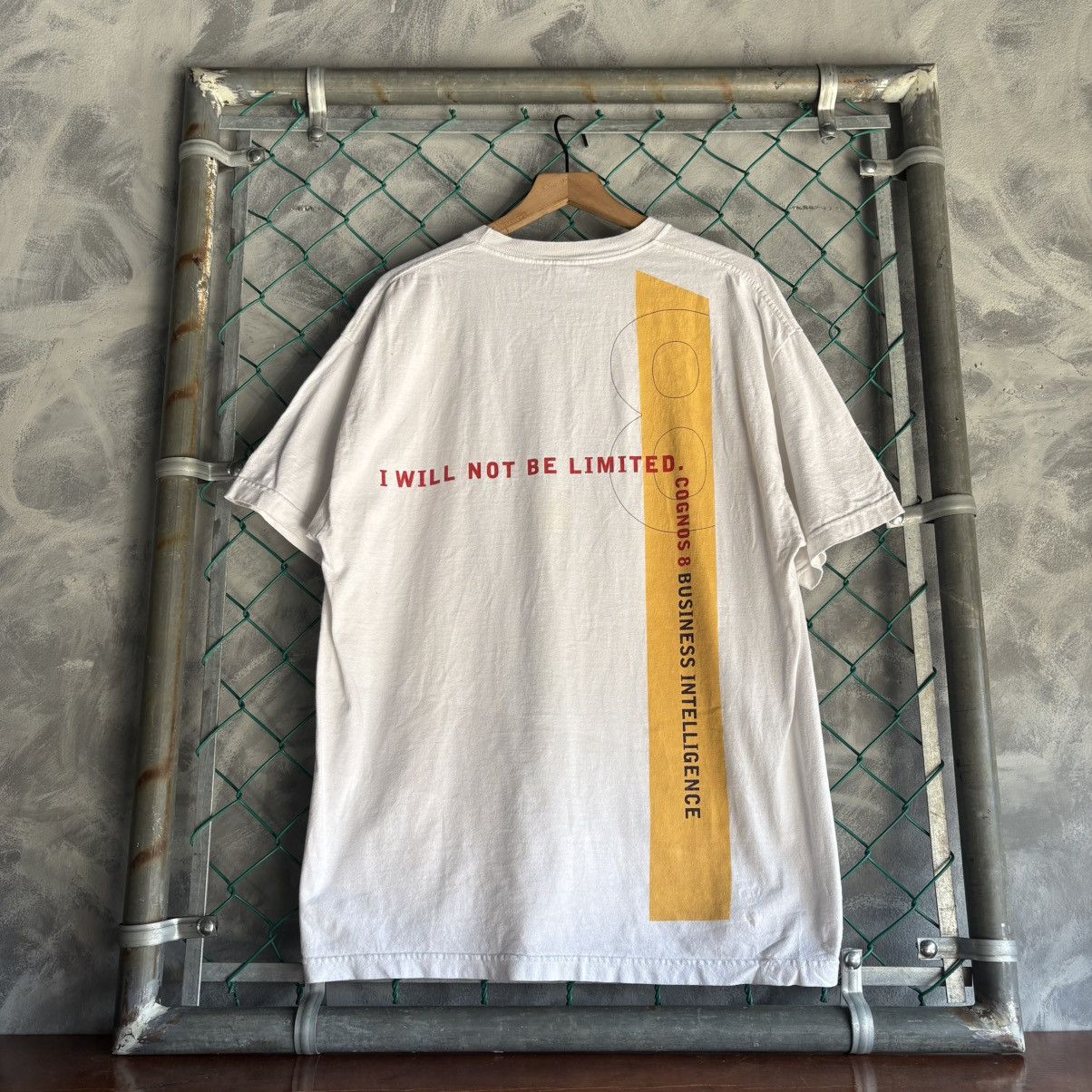 Other AAA T Shirt Mens Sz XL White Congos 8 Business Intelligence Size US XL / EU 56 / 4 - 5 Thumbnail