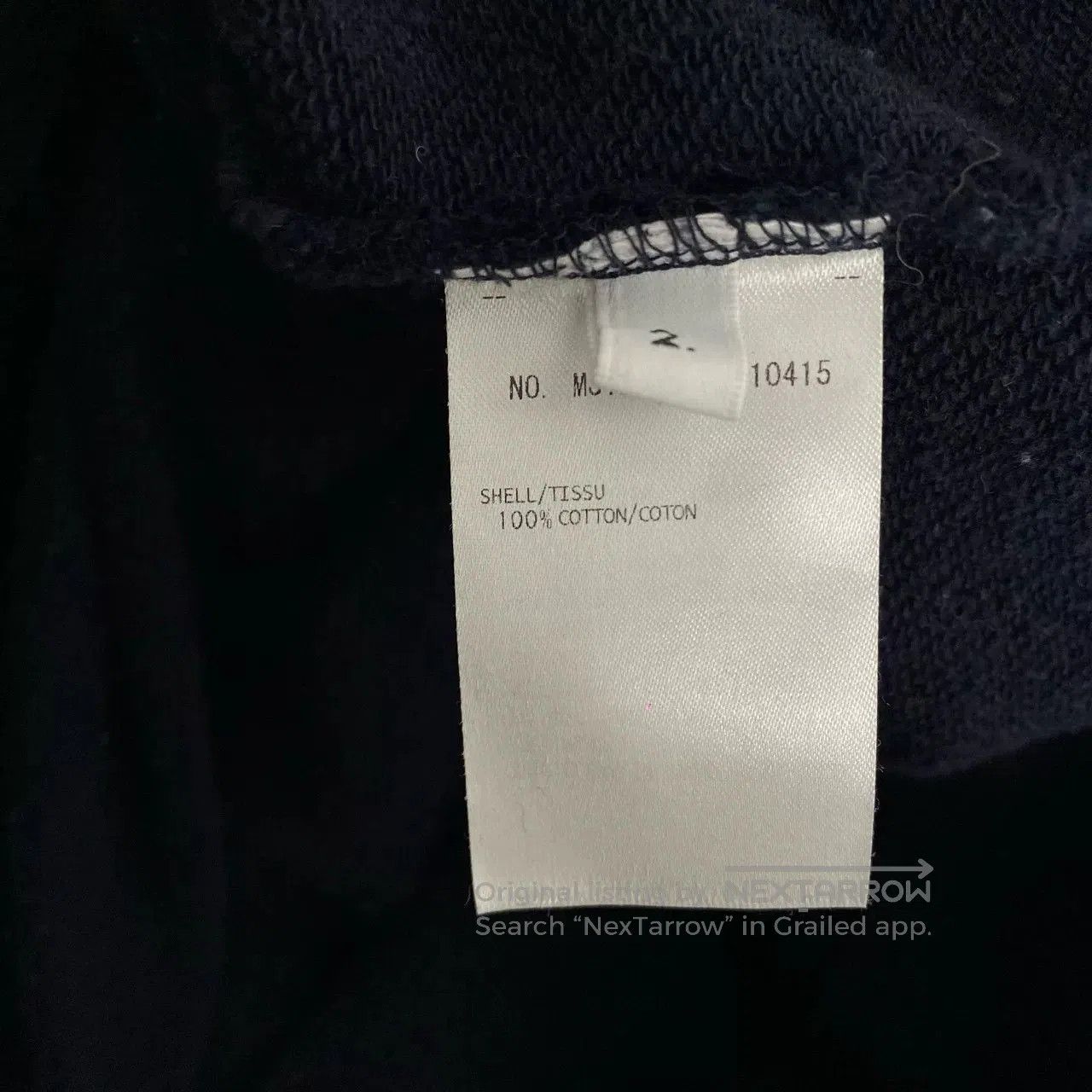 Thom Browne Thom Browne Navy Striped Sweatshirt Size 2. Size US M / EU 48-50 / 2 - 4 Thumbnail