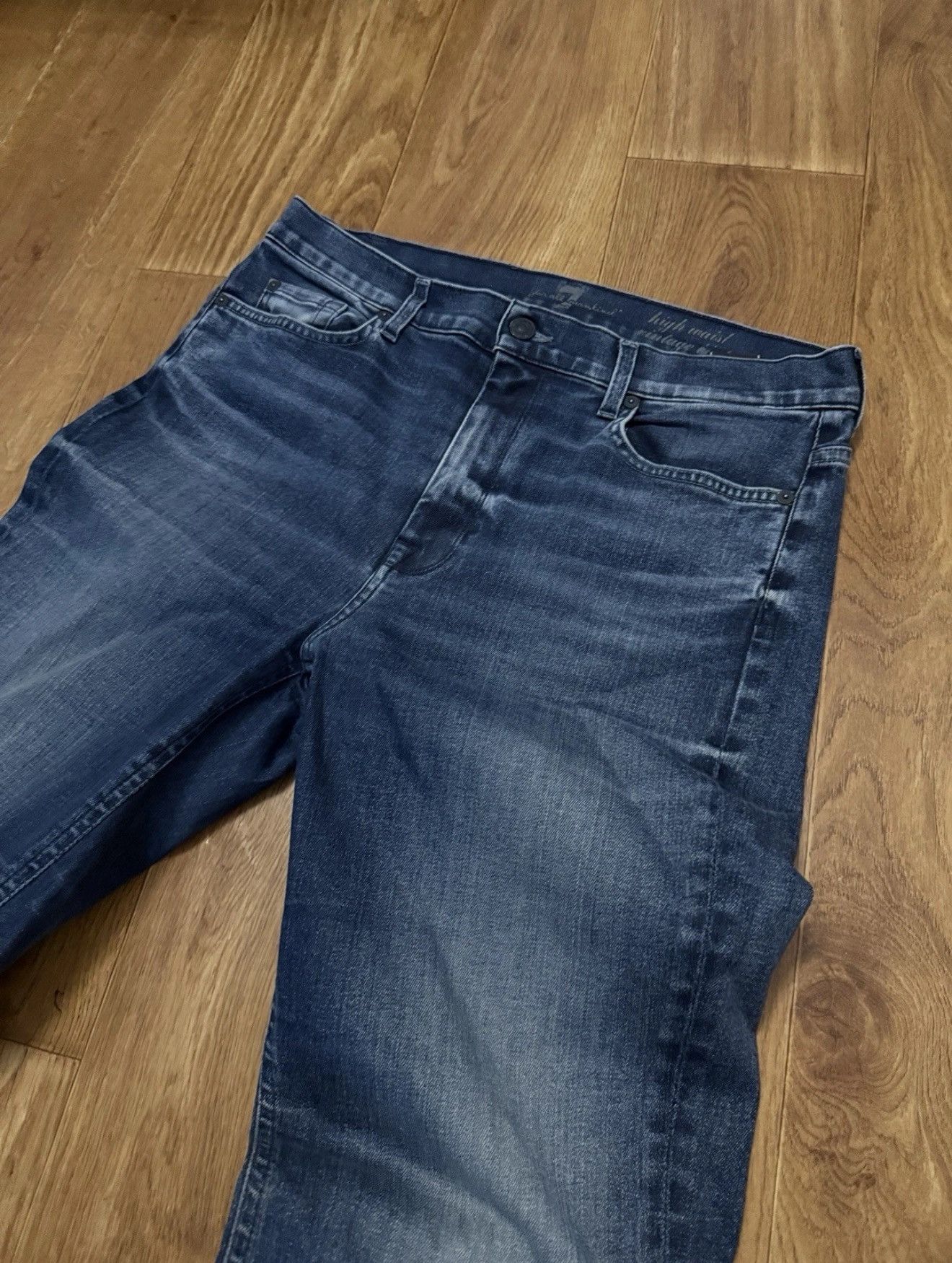 7 For All Mankind 7 For All Mankind Hype Flared Jeans Denim Pants Italy Made Size US 32 / EU 48 - 2 Thumbnail