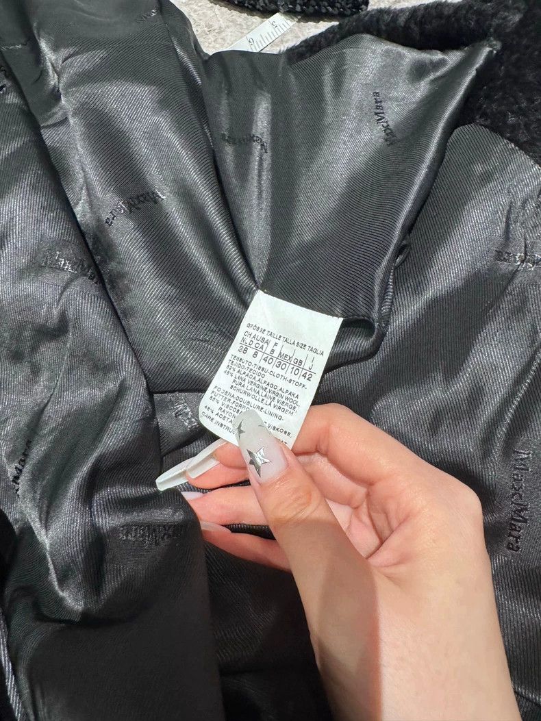 Max Mara Max Mara Black hooded coat Size L / US 10 / IT 46 - 4 Thumbnail
