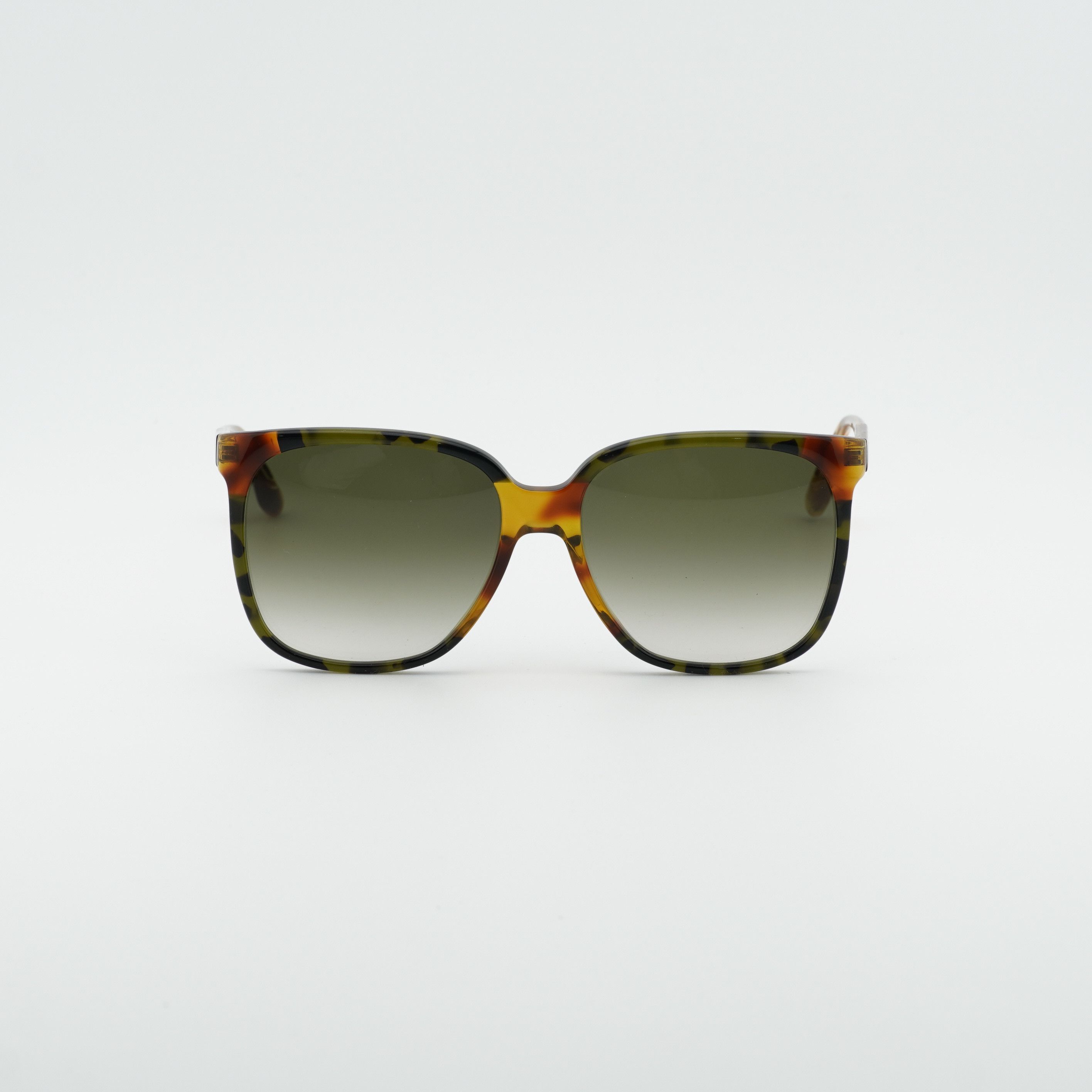Victoria Beckham Victoria Beckham VB610SCB 225 Sunglasses Havana Square Frame Size ONE SIZE - 6 Thumbnail
