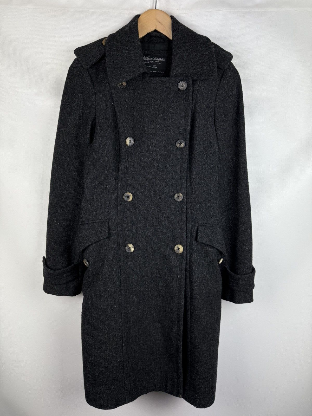 Allsaints × Japanese Brand Allsaints Ladies Double Breasted Wool Boni Wool Coat Jacket Size M / US 6-8 / IT 42-44 - 1 Thumbnail