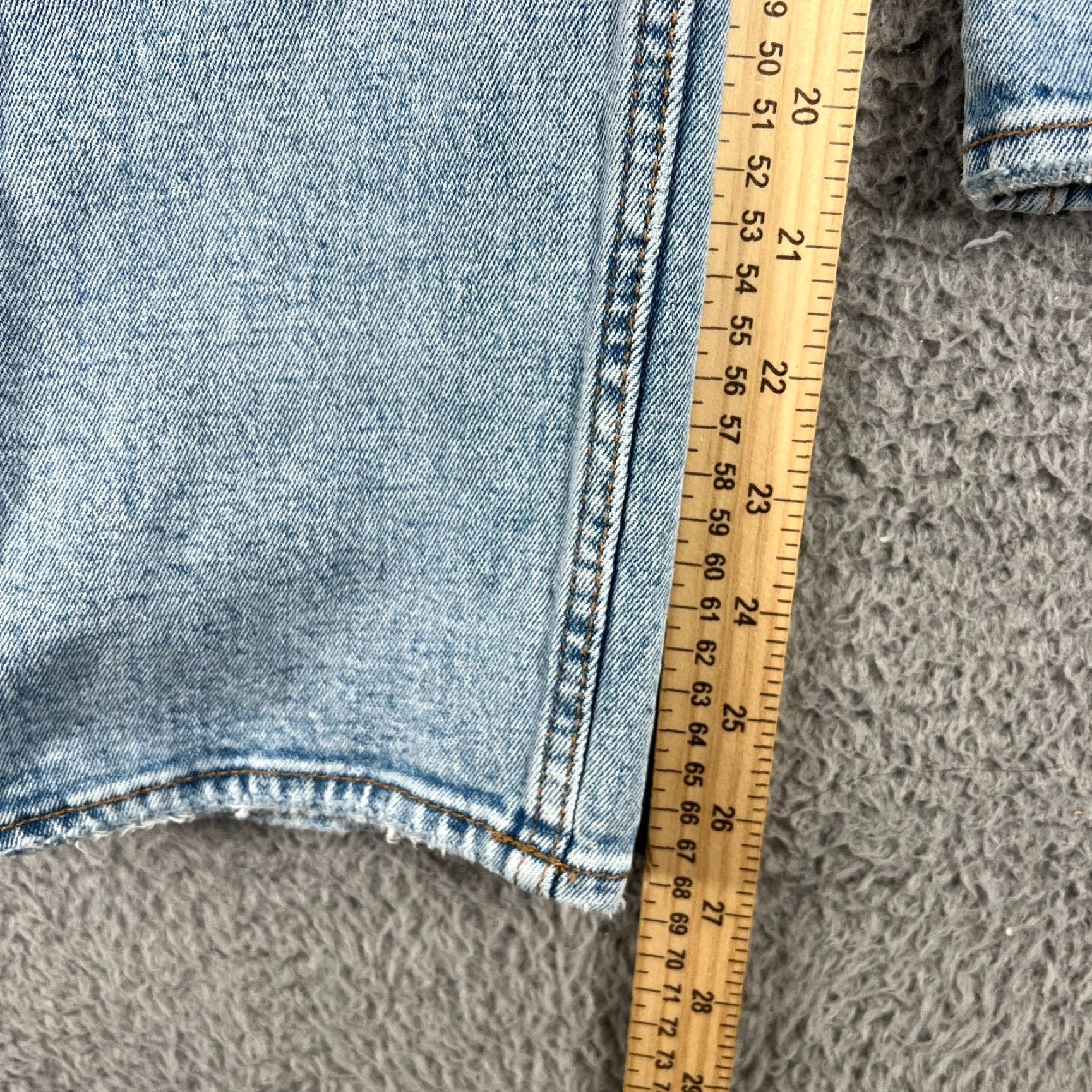 Abercrombie & Fitch Abercrombie & Fitch Jeans Ankle High Rise 2 Reg 26 Blue Denim 5-Pocket Women Vintage 90s Distressed Size 26" / US 2 / IT 38 - 4 Thumbnail