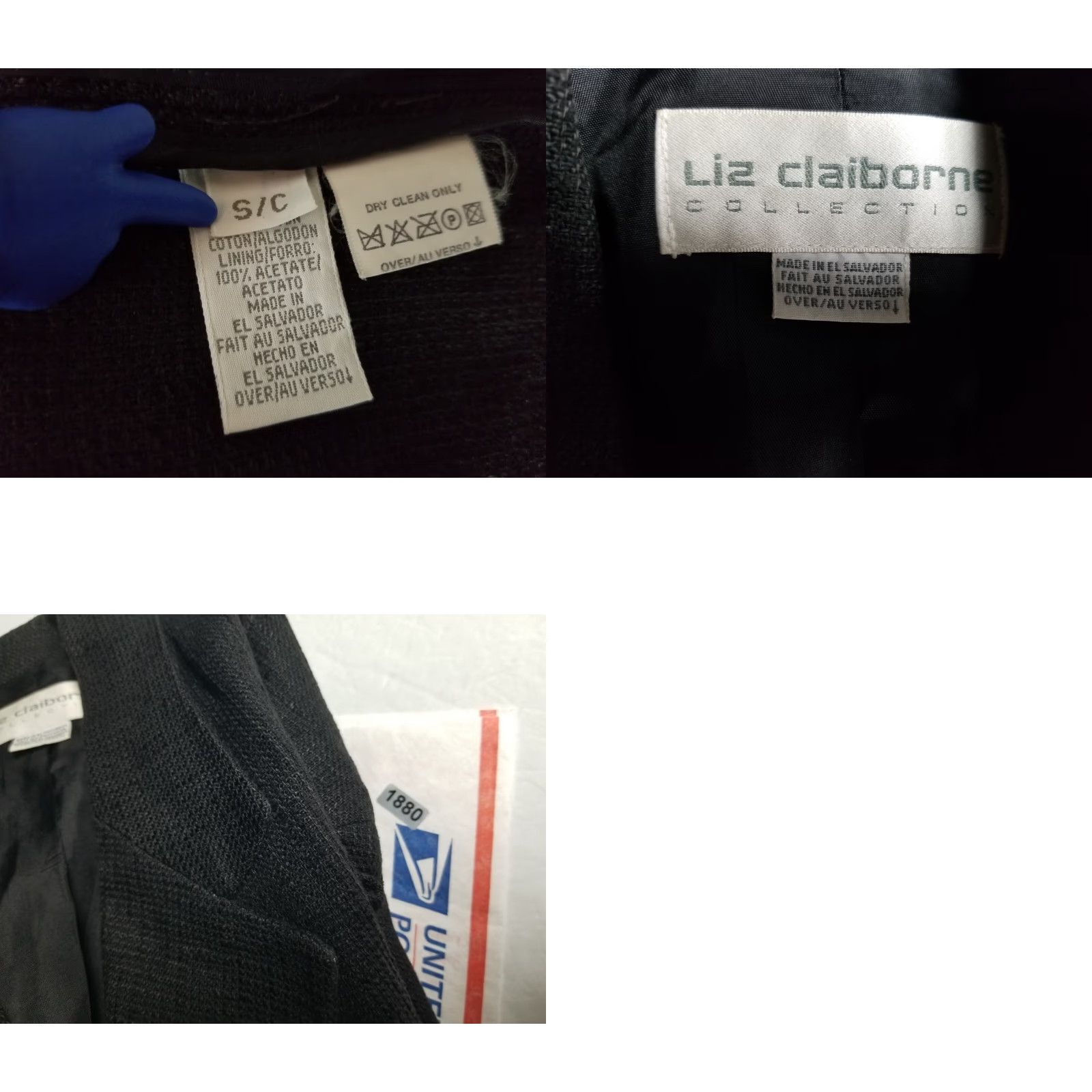 Liz Claiborne Liz Claiborne Collection Blazer Shirt Women S Black Linen Blend Blazer Basic Jacket Small Size S / US 4 / IT 40 - 8 Thumbnail