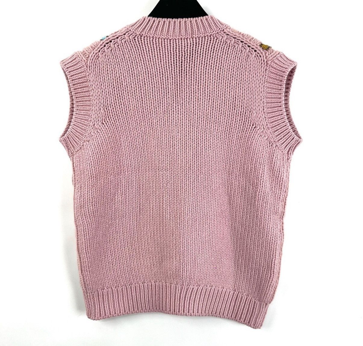 Gucci Gucci/Embroidered Sequin Knit Vest K12 Size S / US 4 / IT 40 - 2 Thumbnail